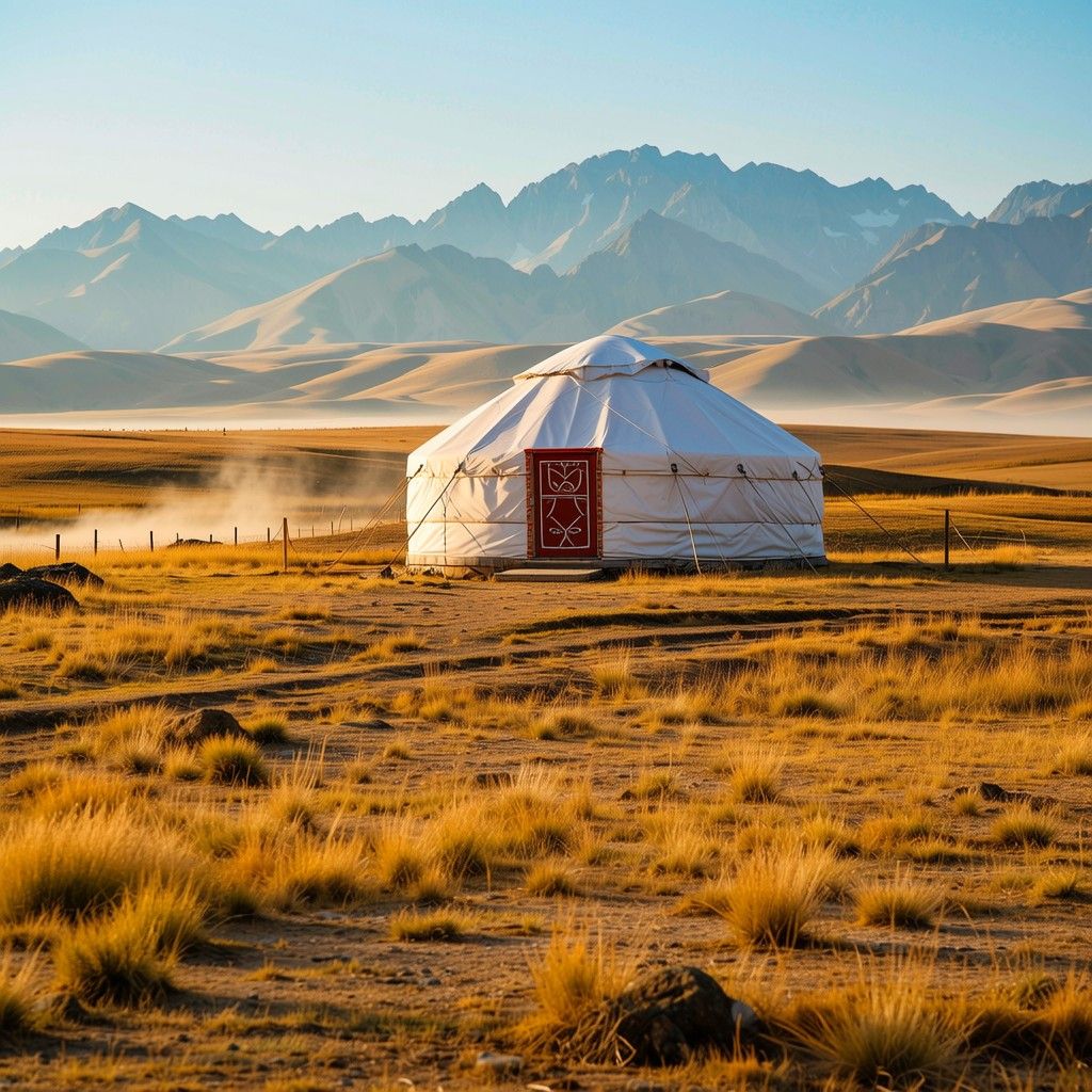 1024x1024 Free Nomadic Mountain Retreat Image, Mountains, Valley