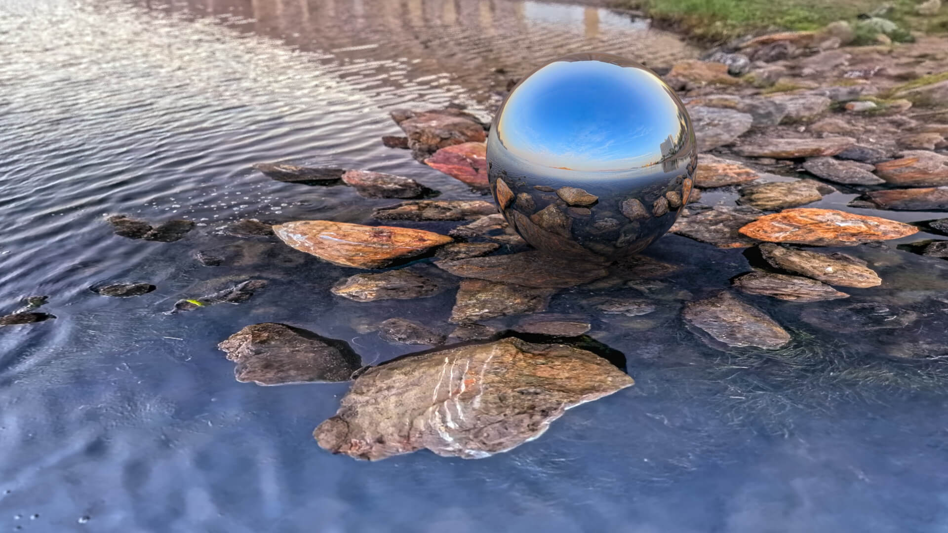 1920x1080 Sunrise Rocky Shoreline Hdri