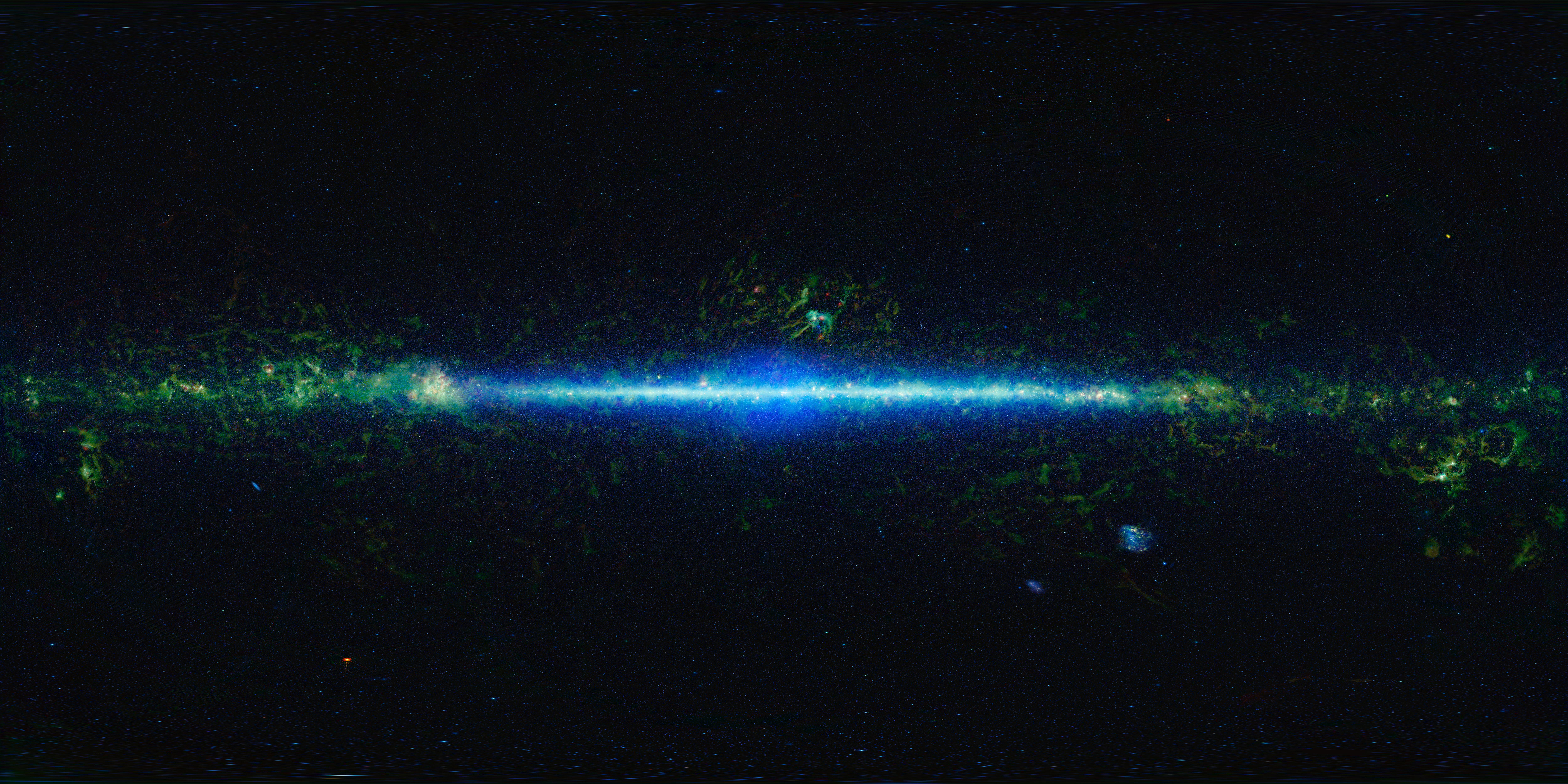 10000x5000 Mapping the Infrared Universe: The Entire WISE Sky - Rectangular Format. NASA Jet Propulsion Laboratory (JPL)