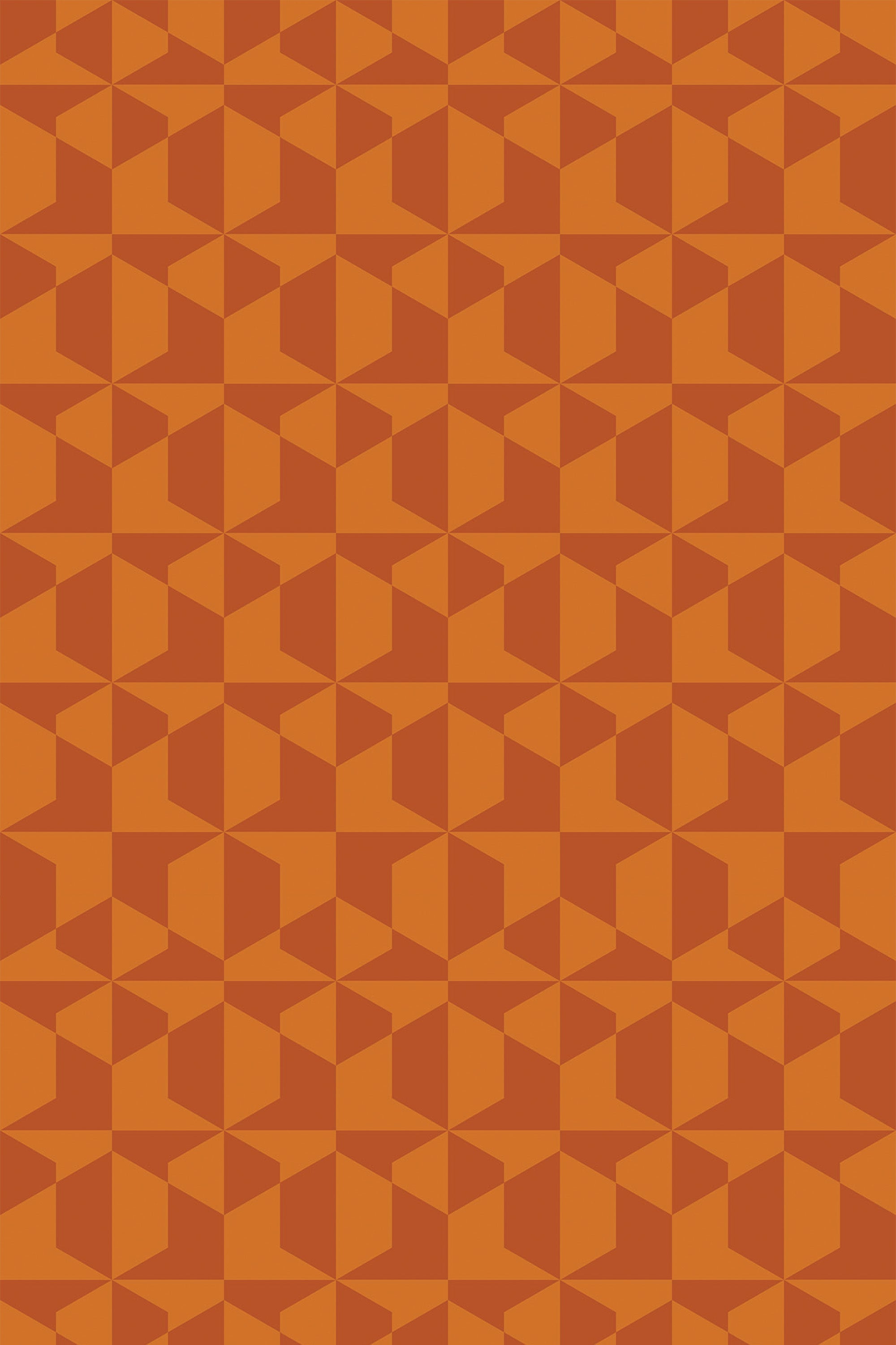 2000x3000 Burnt orange geometry Wallpaper (Sample