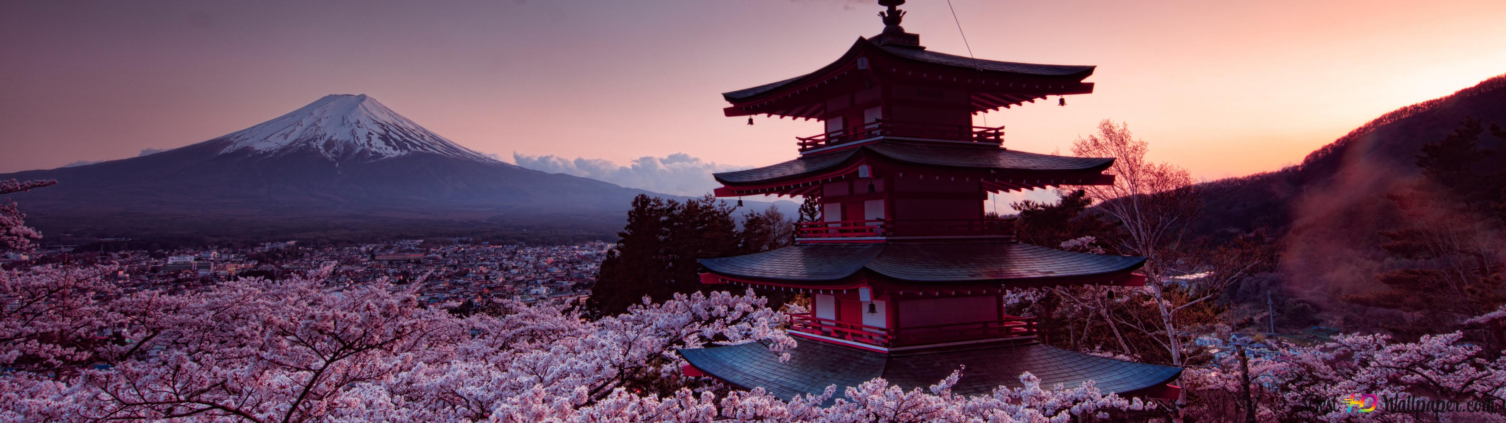 5120x1440 Japan Wallpaper