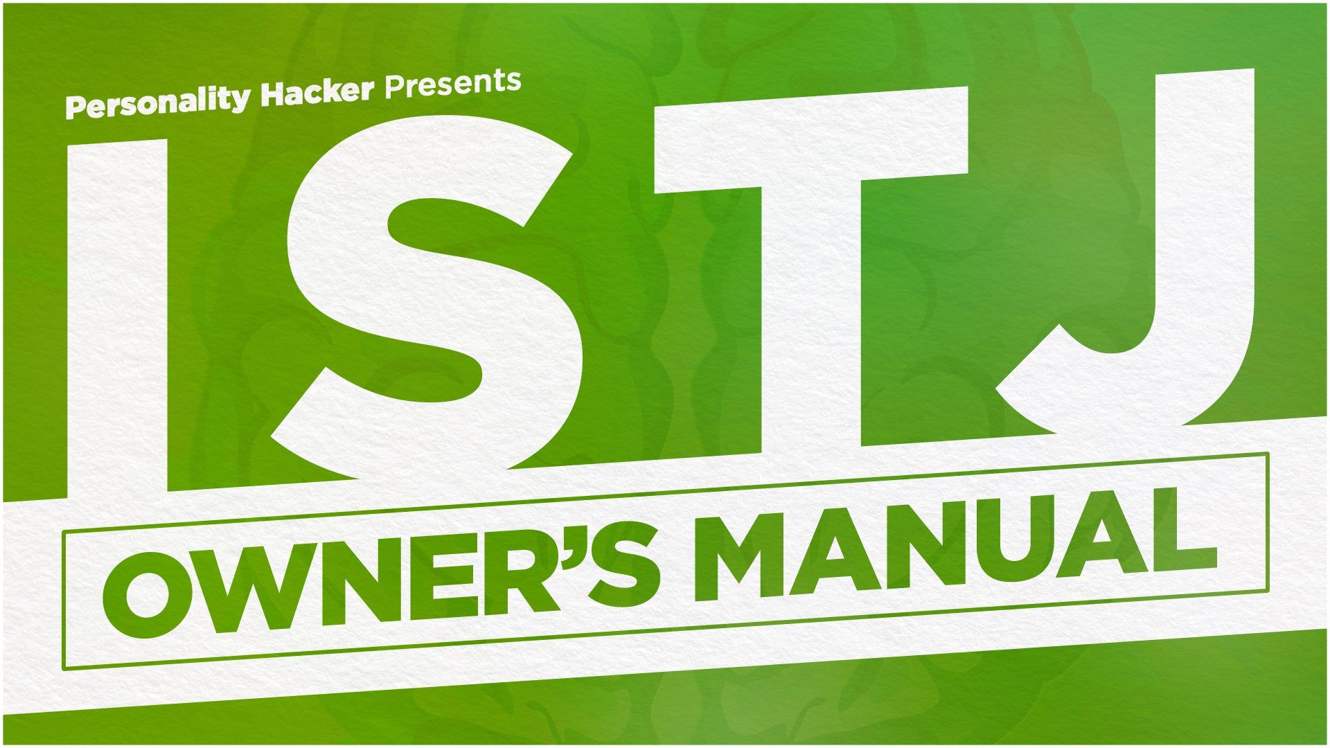 1920x1080 ISTJ Owners Manual Course