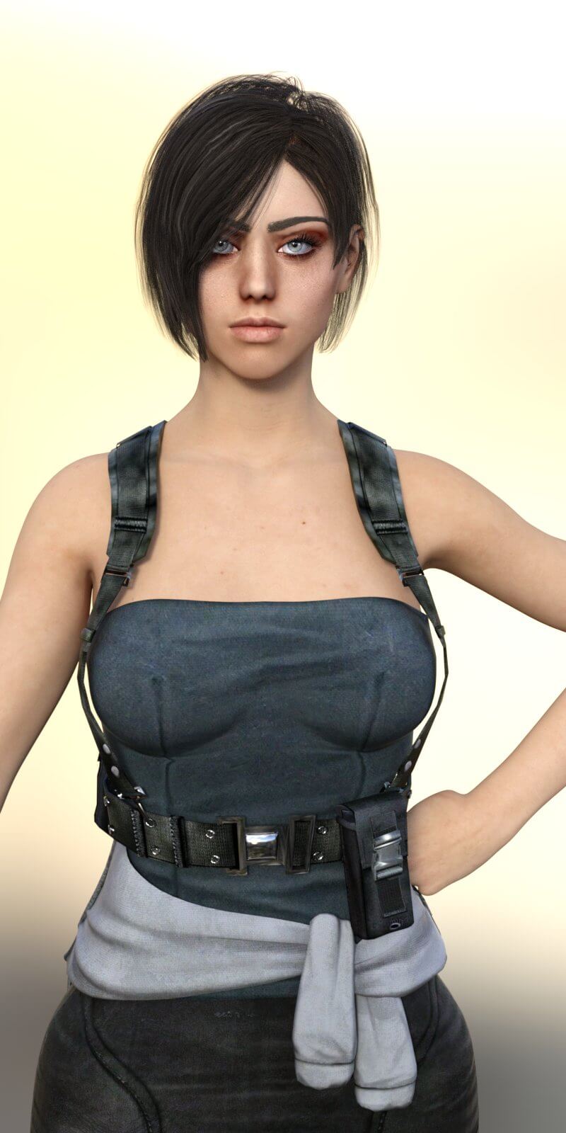 800x1600 Jill Valentine RE3 (Julia Voth) 3D Render