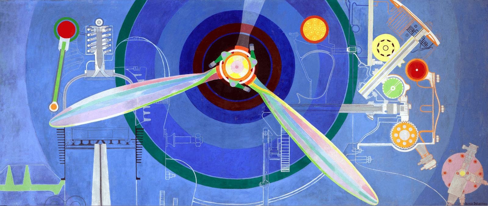 1600x675 Just A Car Guy: Sonia Delaunay spent two years working on three large murals for the 1937 Paris International Exhibition of Arts and Technology in Modern Life