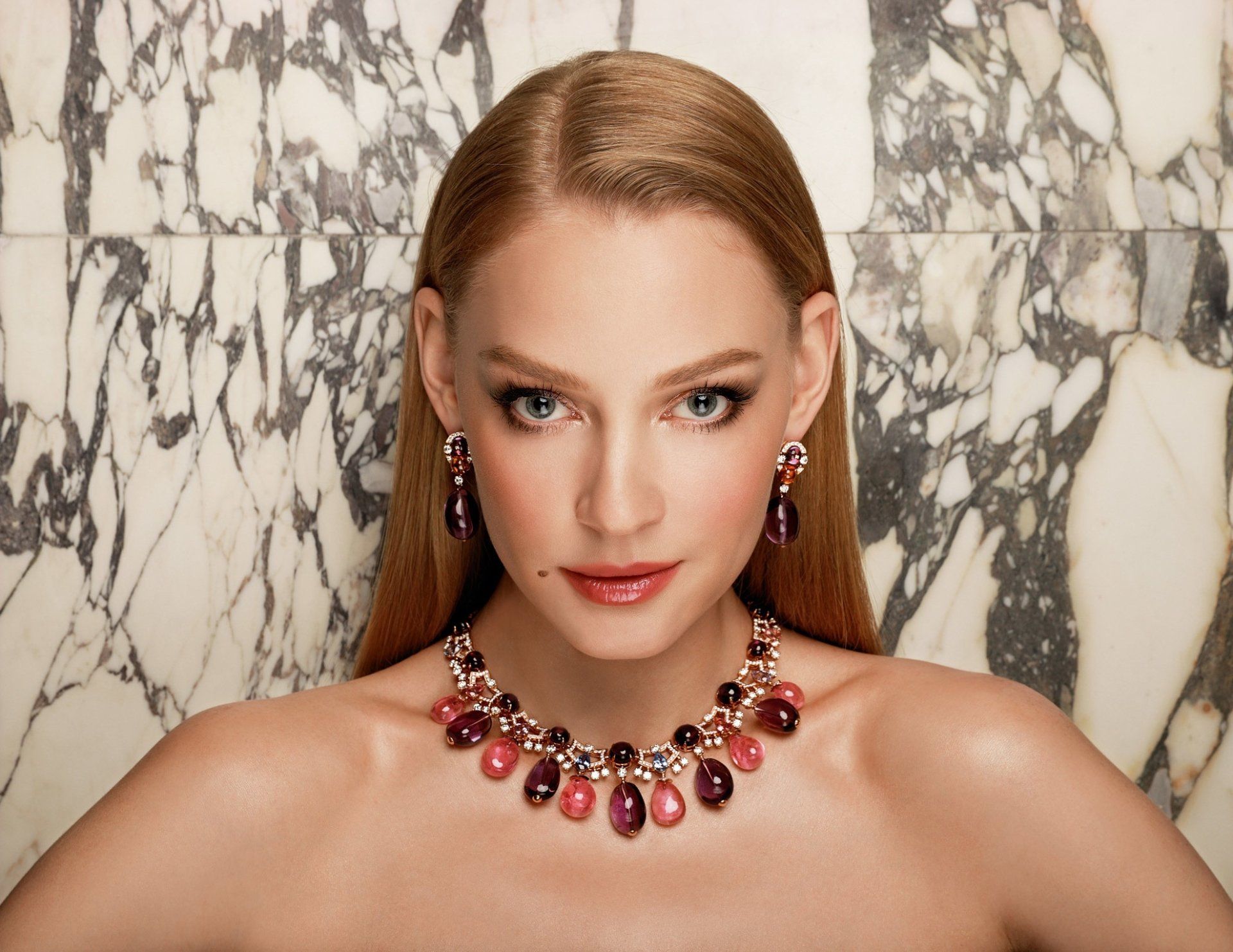 1920x1482 Download Face Blue Eyes Blonde Jewelry Earrings Necklace Russian Actress Woman Svetlana Khodchenkova HD Wallpaperx1528