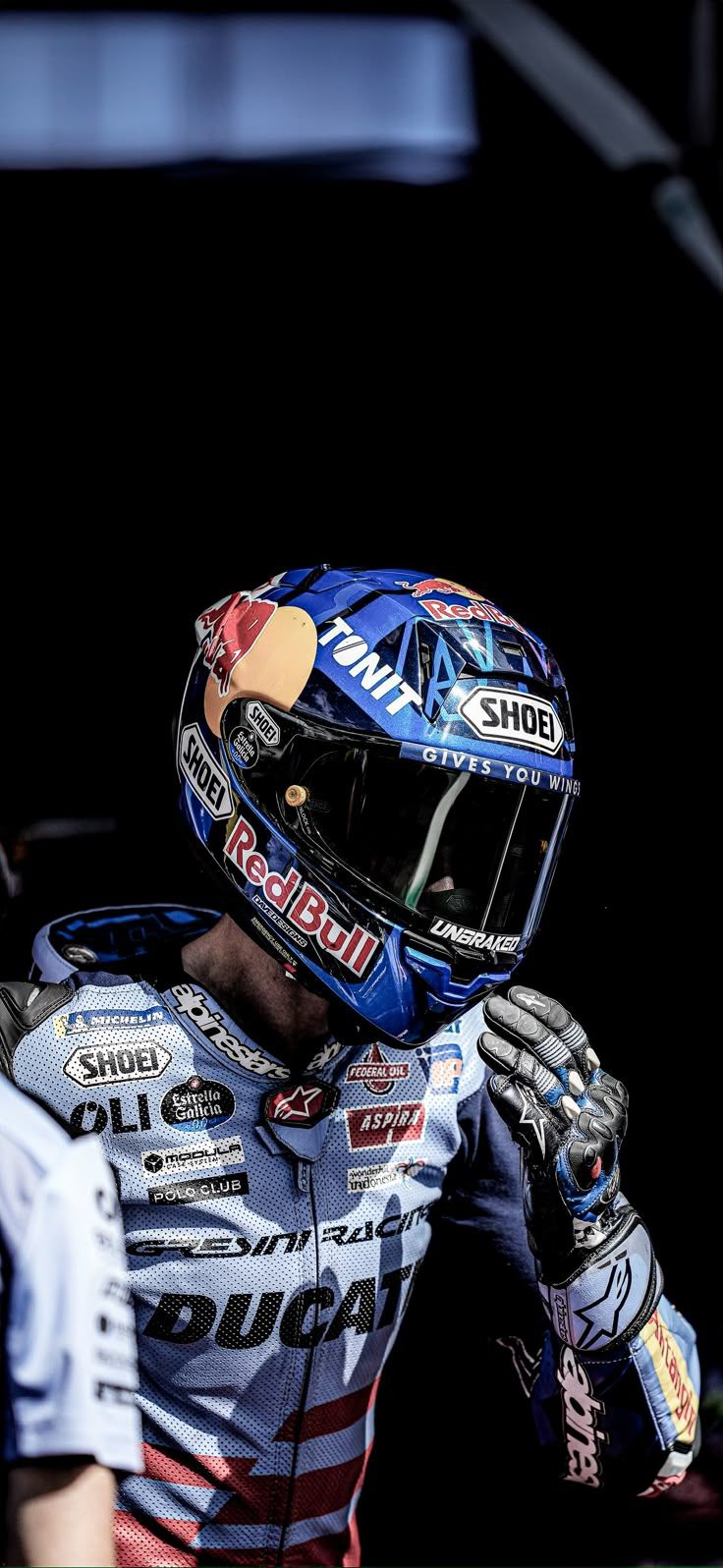 736x1596 Alex Marquez Gresini Racing Italian Grand Prix 2024 MotoGP Wallpaper