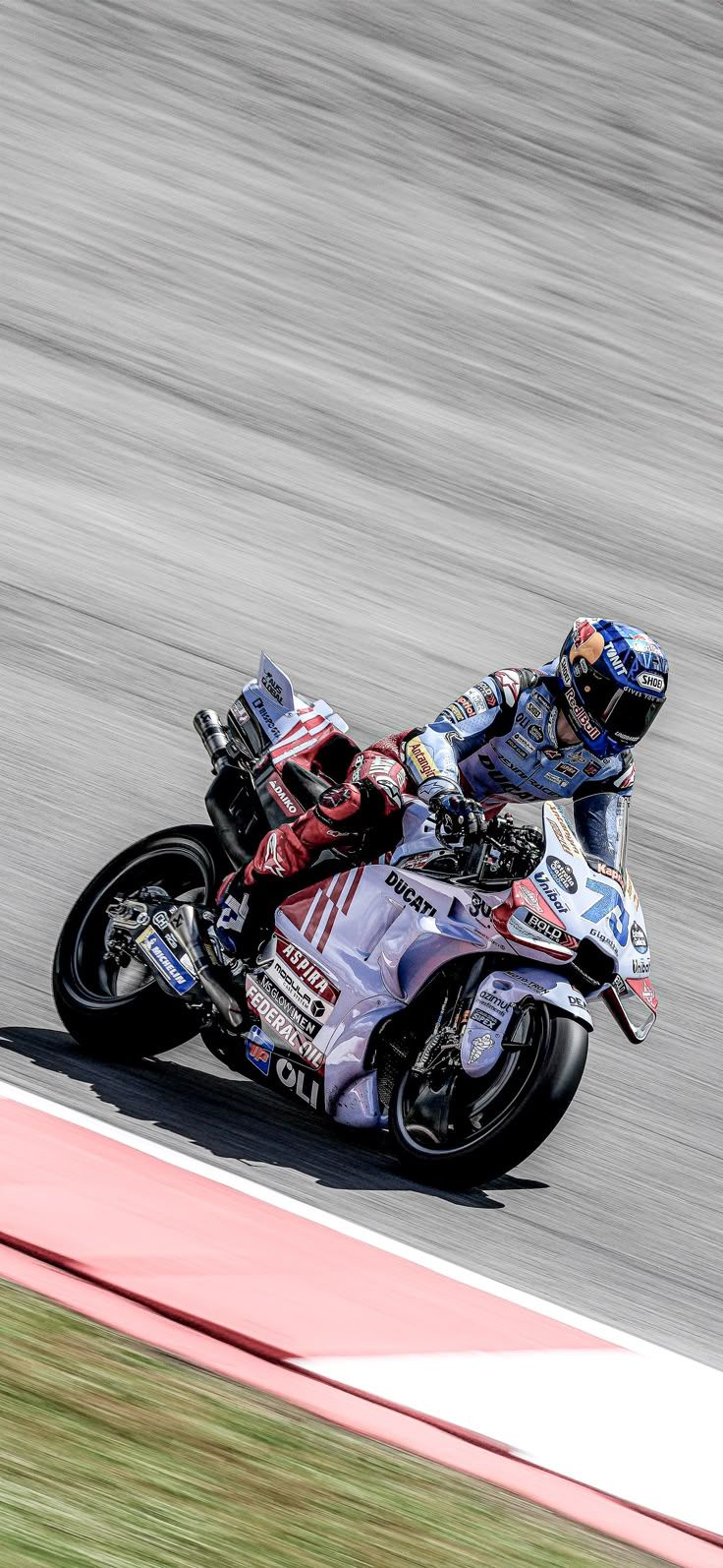 736x1594 Alex Marquez Gresini Racing Italian Grand Prix 2024 MotoGP Wallpaper