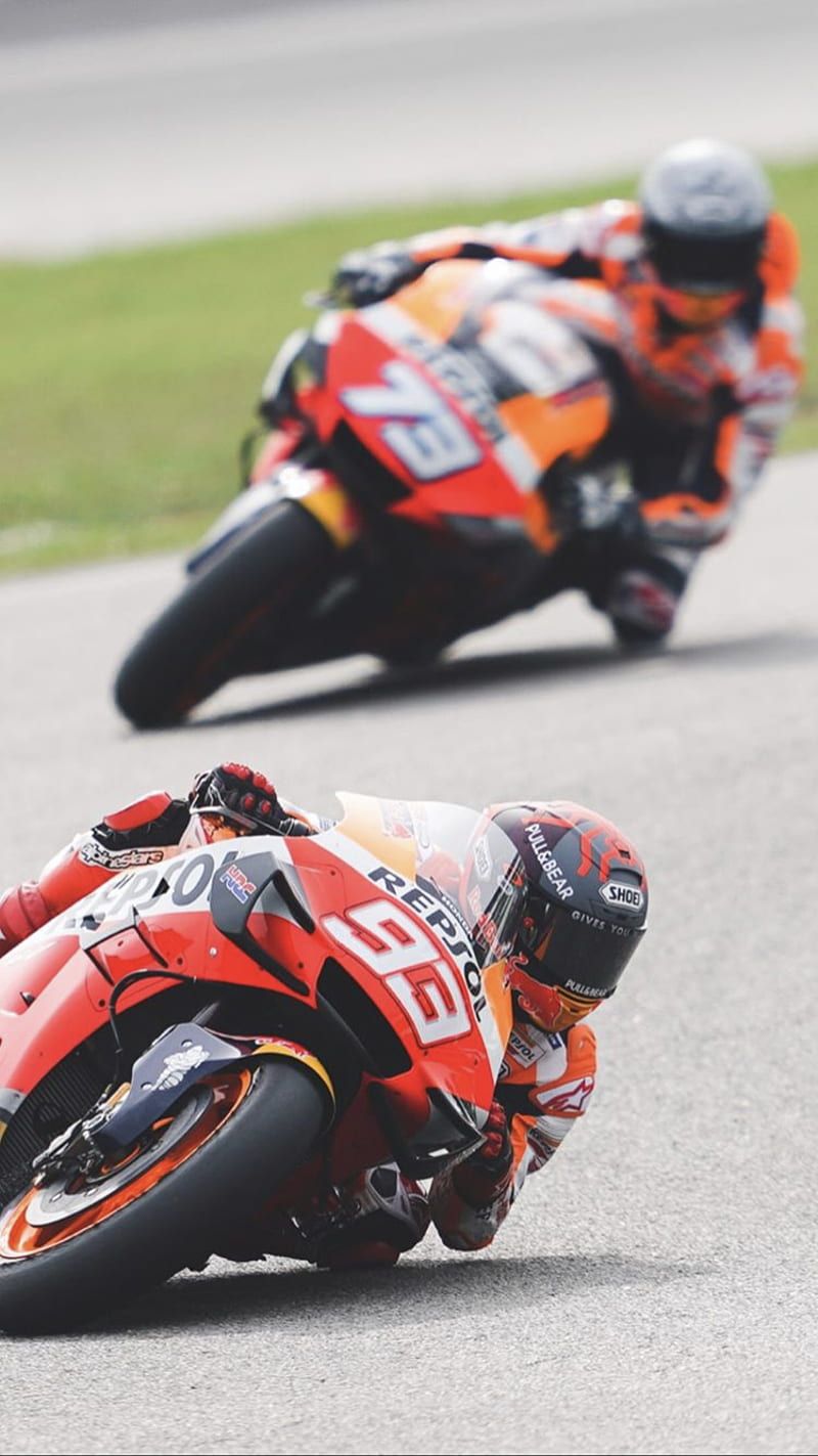 800x1423 MotoGP, alex, honda, marc, marquez, repsol, shoei, HD phone wallpaper