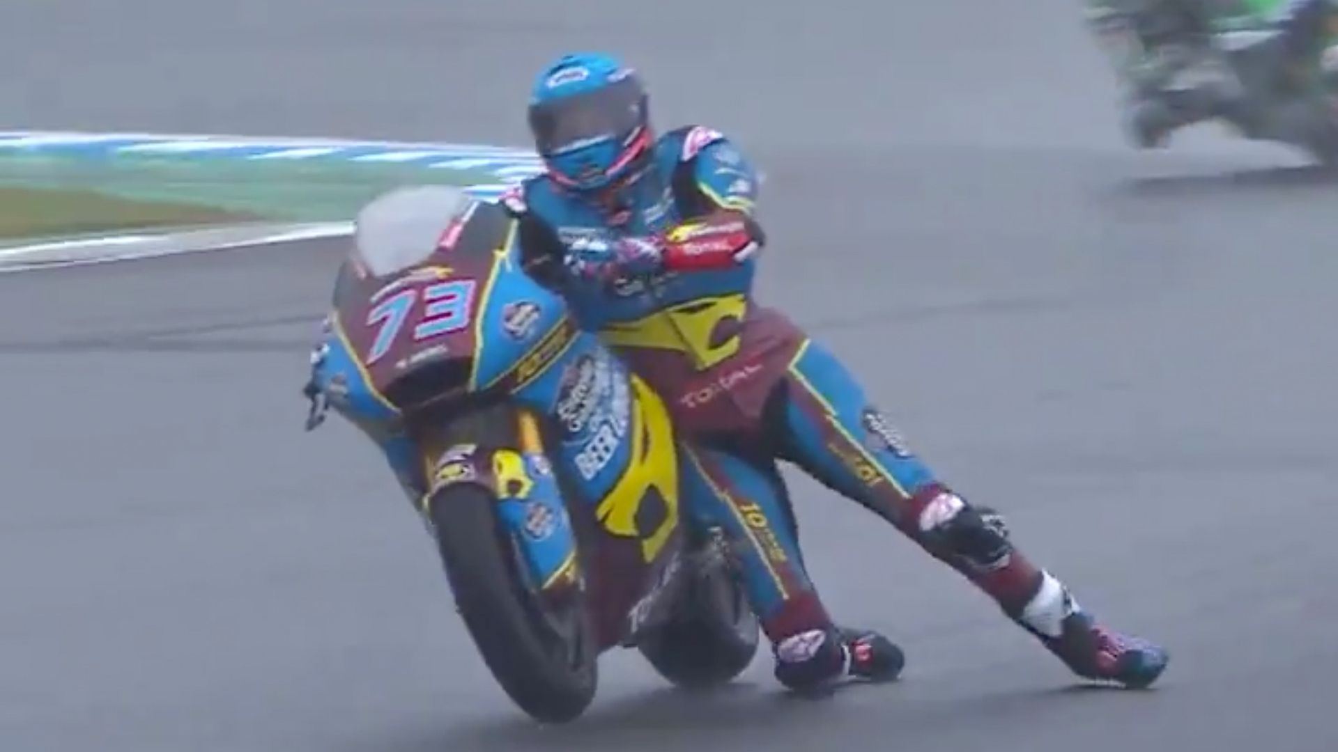 1920x1080 Watch Moto2 Rider Alex Marquez Pull off 'Once in a Lifetime' Crash Recovery