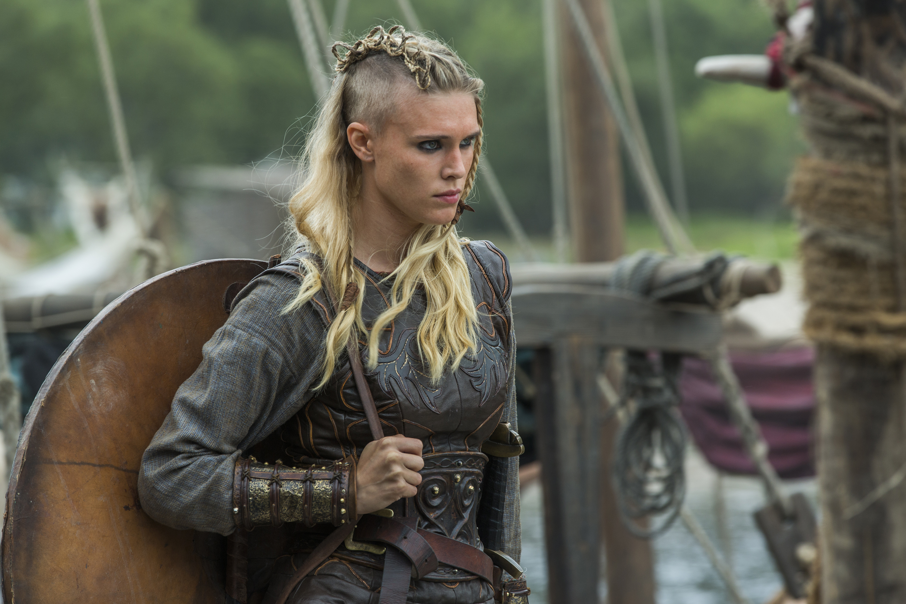 3000x2000 Wallpaper the series, Vikings, The Vikings, Gaia Weiss, Jaya Weiss, Porunn for mobile and desktop, section фильмы, resolution 3000x2000