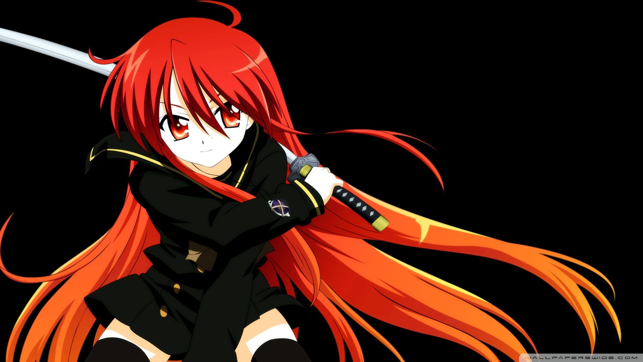 2048x1152 Samurai Girl Anime 4K UHD Wallpaper for UltraHD Desktop and TV : Smartphone and Tablet Devices