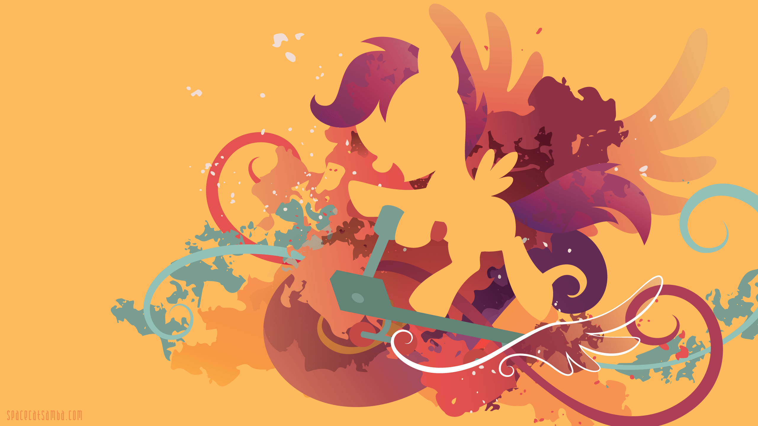 2560x1440 Keeping the CMC train moving with Scootaloo! Other wallpaper resolutions: 1366x768 1600x900 1920x1080 1920x1200 2560x1440