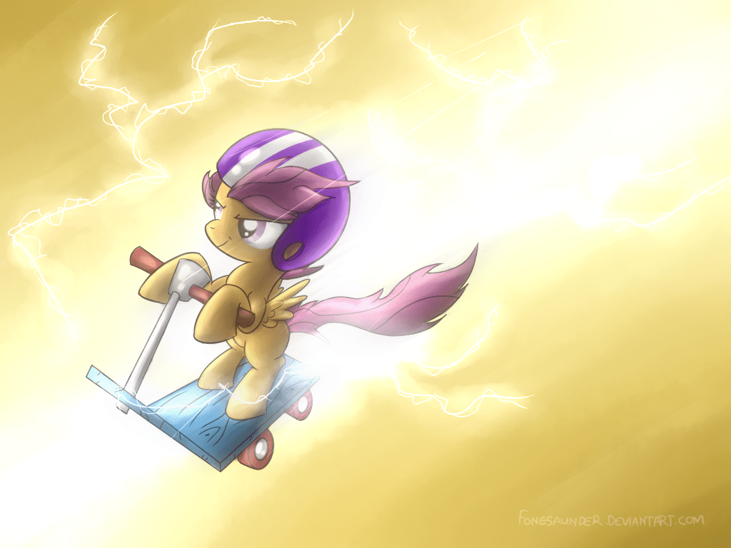 1024x768 Equestria Daily Stuff!: Arnold Schwarzenegger Spotlights: The Cutie Mark Crusaders