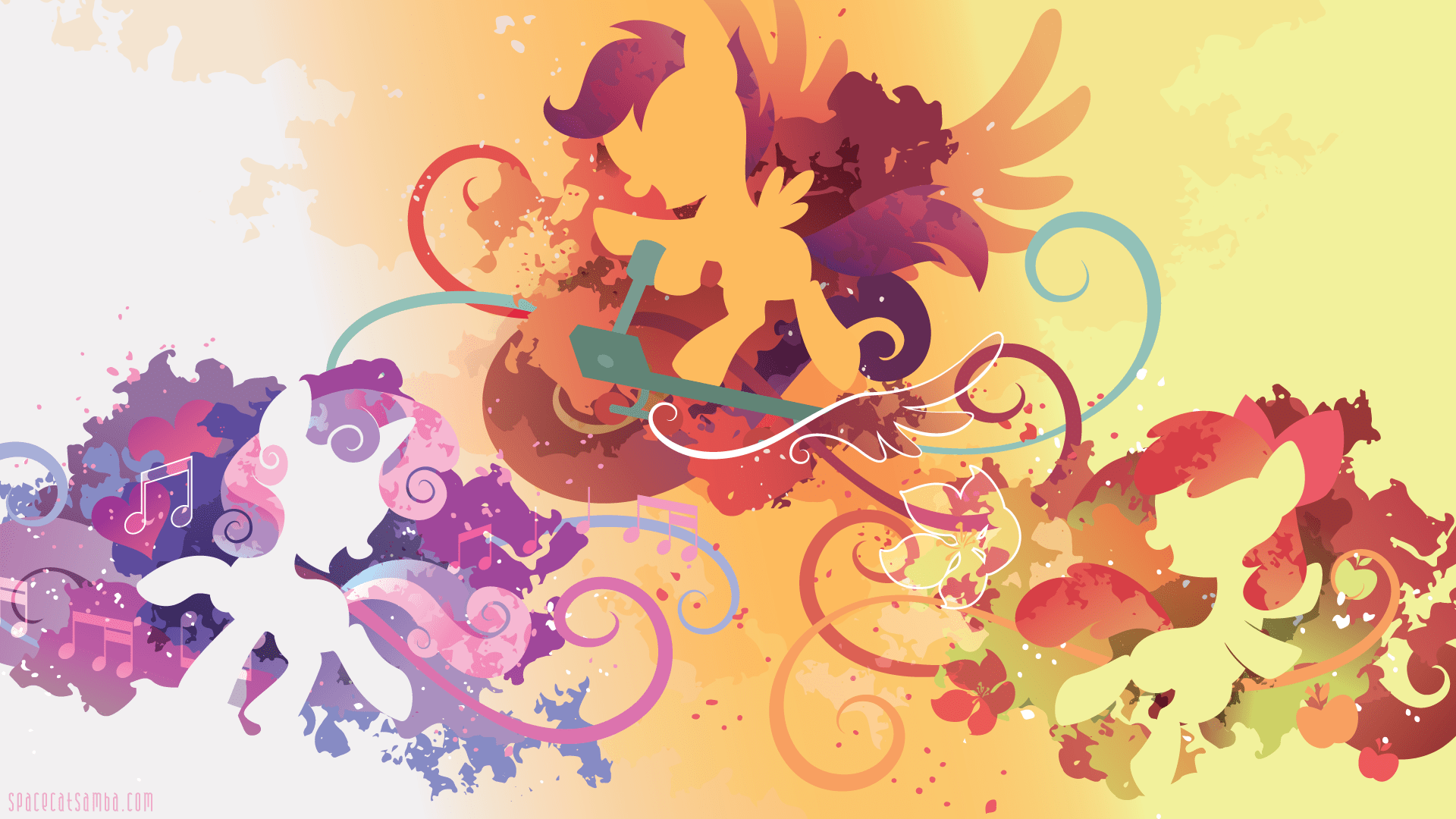 1920x1080 Aaaand Finally, All Three CMC! In My First Multi Character Silhouette Wallpaper! Other Wallpaper Resolutions: 1366x768