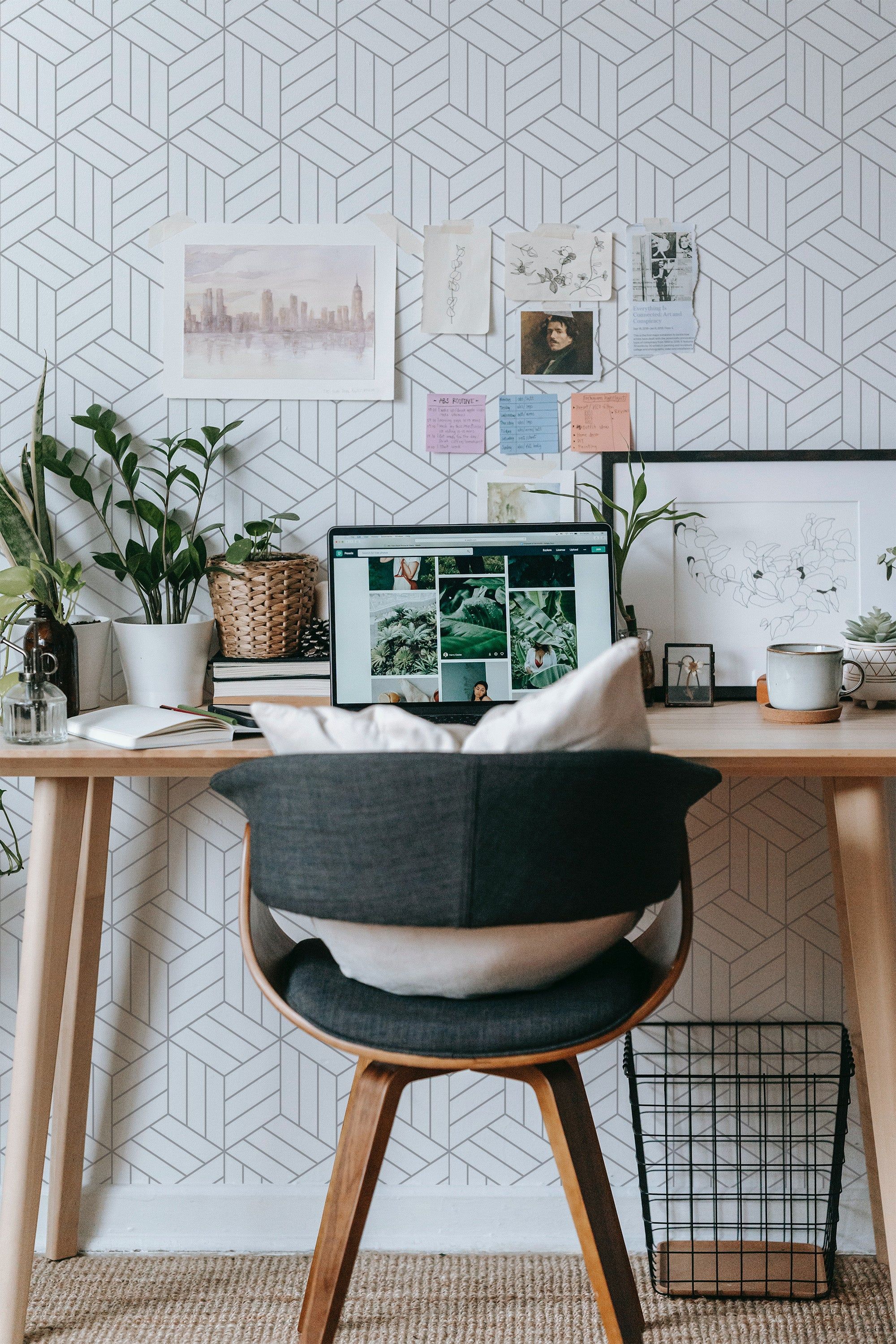 2000x3000 Geometric hexagon Peel and Stick Removable Wallpaper