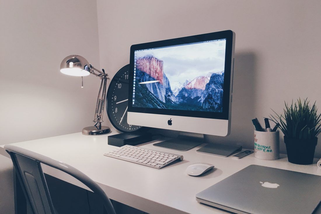 1100x733 Creative Workspace Royalty Free