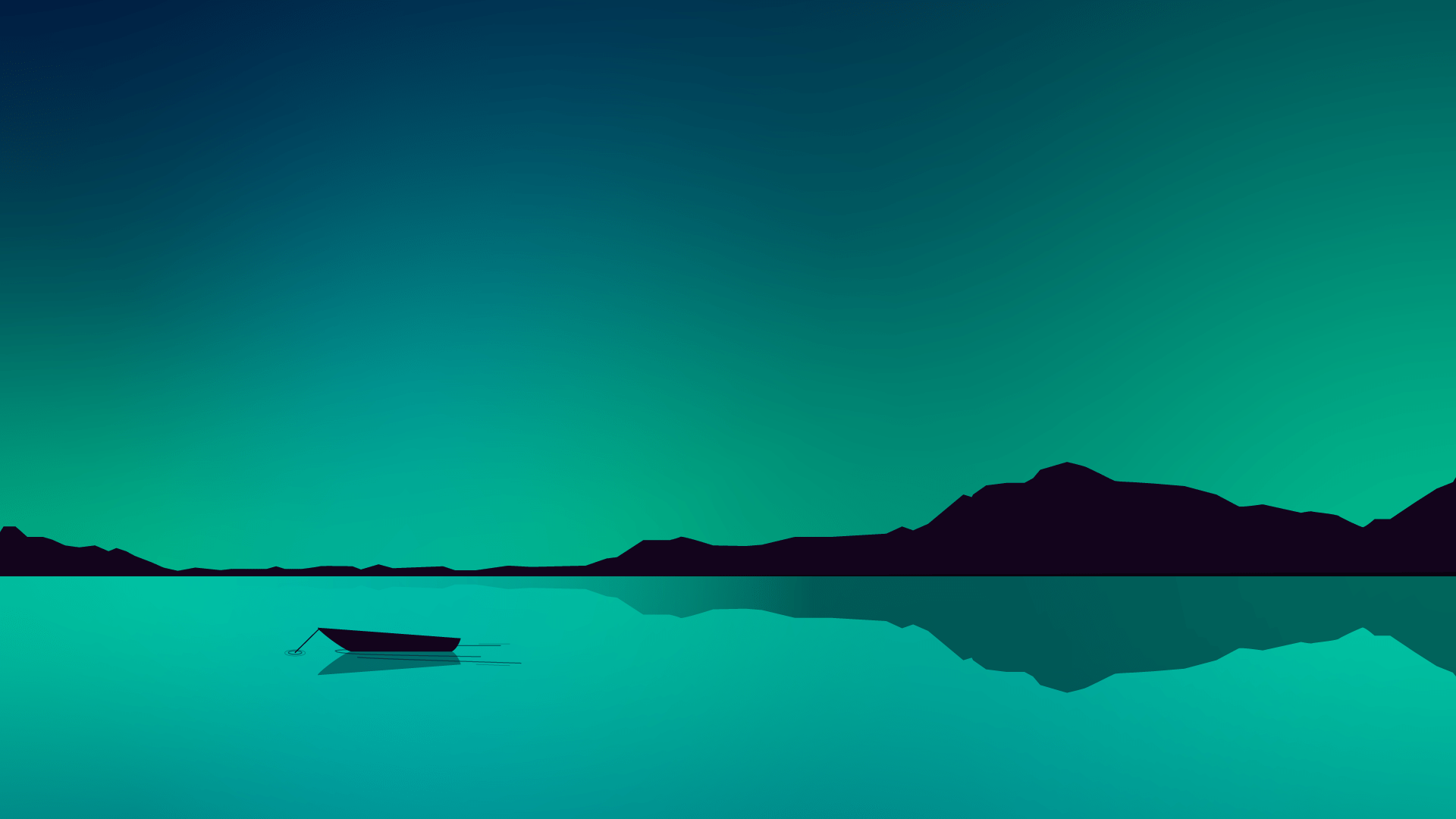 1920x1080 Bring Tranquility to Your Workspace with a Minimalist Lake Landscape Wallpaper 4K Wallpaper. Best 4K Wallpaper for Computers