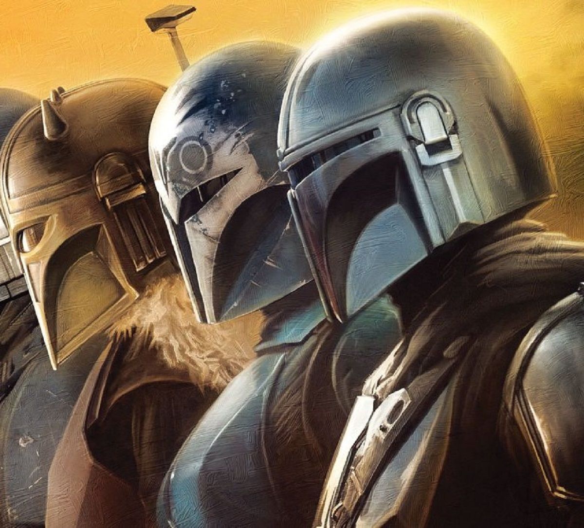 1200x1085 I'm Not Saying Din, Bo Katan, And The Armorer Are A 'Mandalorian' Power Throuple, But I'm Not Saying They AREN'T. Can Din, Bo Katan, And The Armorer Be 'Star Wars' First Poly Triad