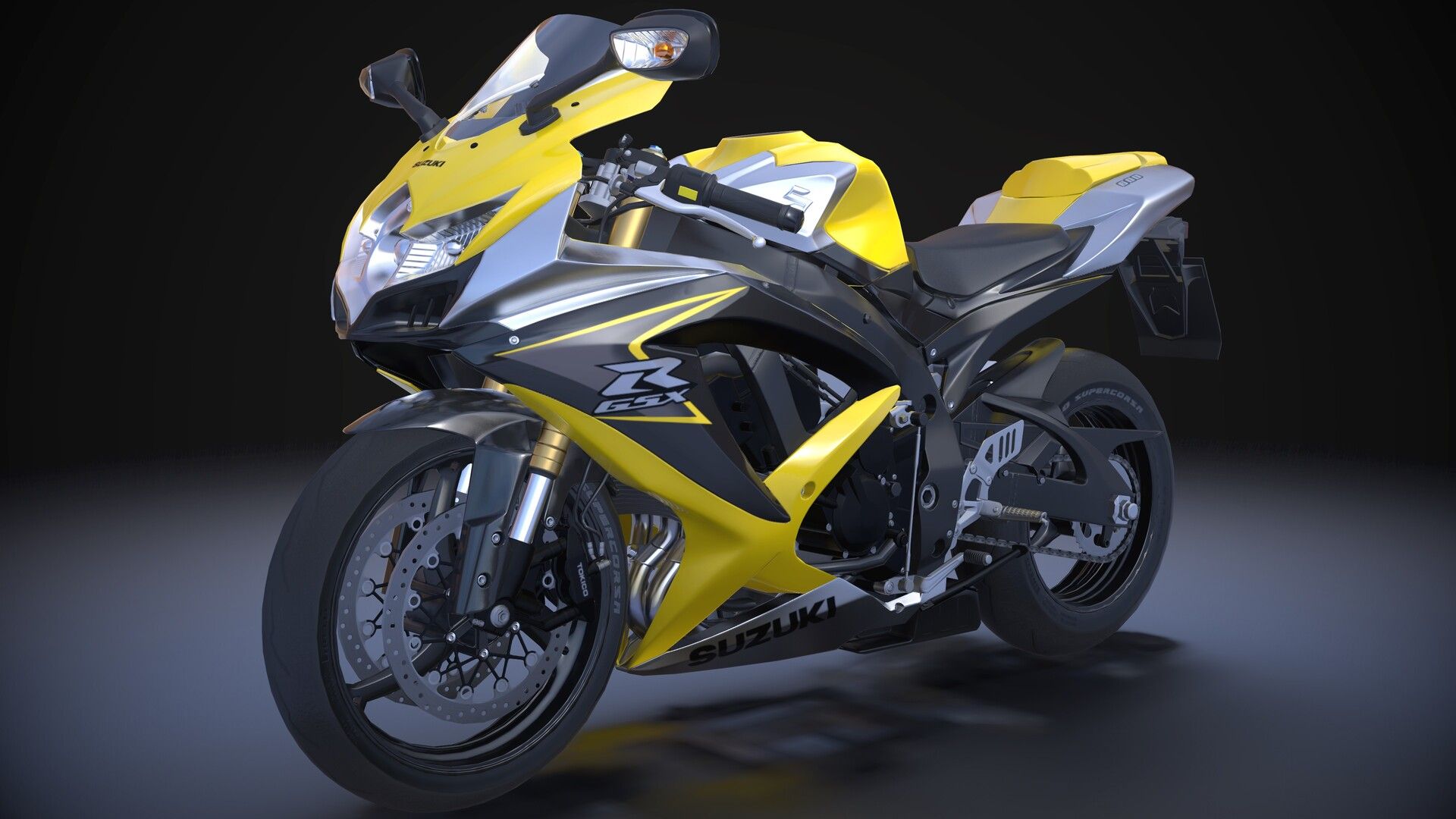 1920x1080 Suzuki GSX R 600 2008