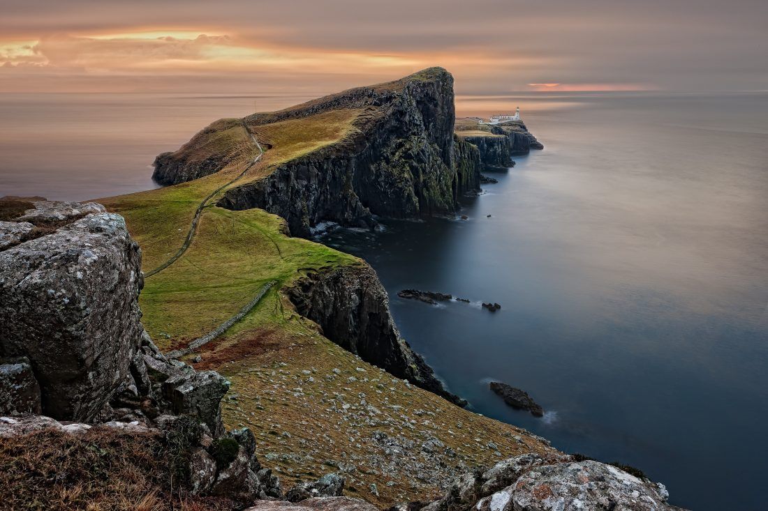 1100x733 Cliffs In Scotland Royalty Free