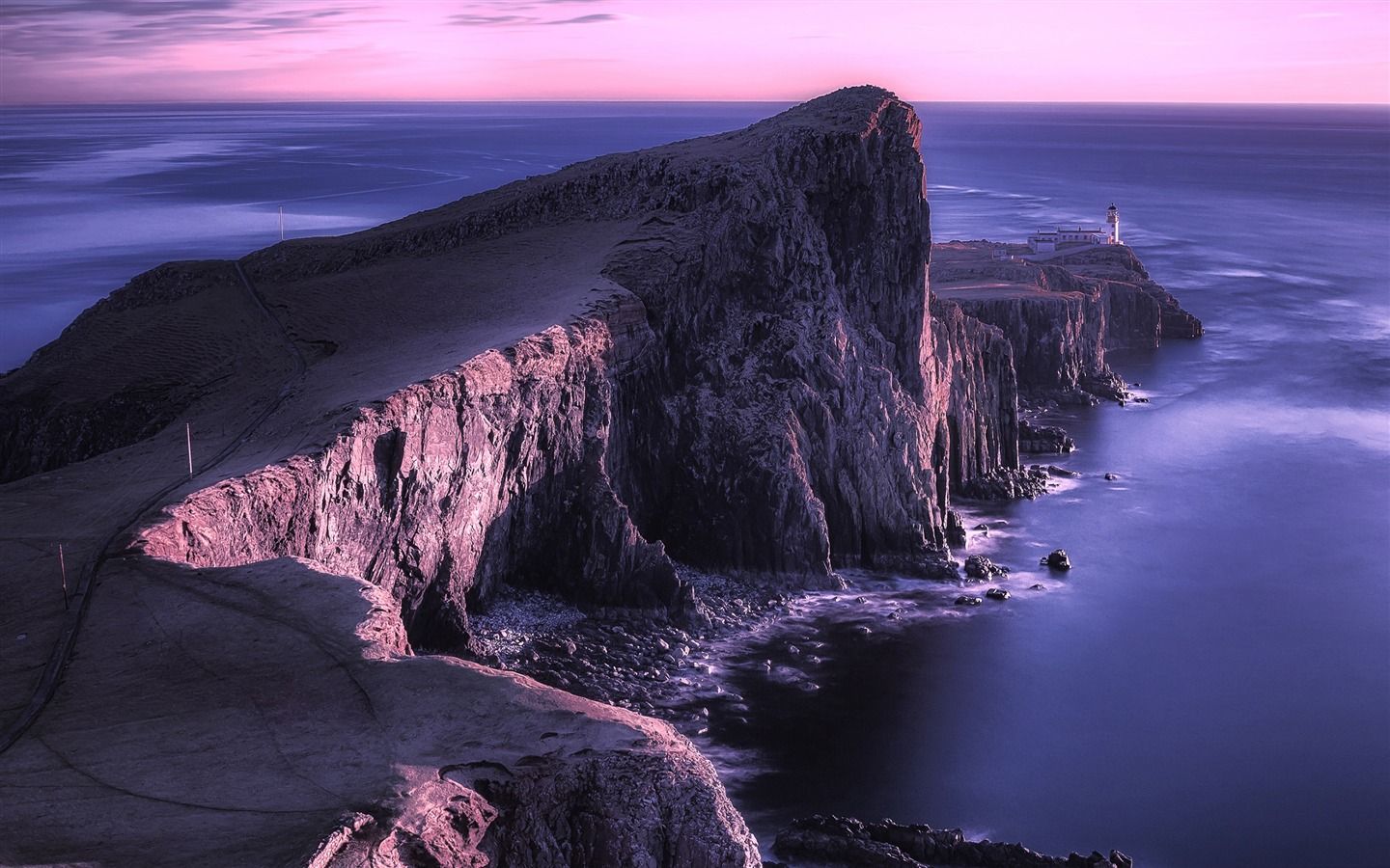 1440x900 Neist Point Lighthouse Isle Of Skye Scotland Nature HD Wallpaper