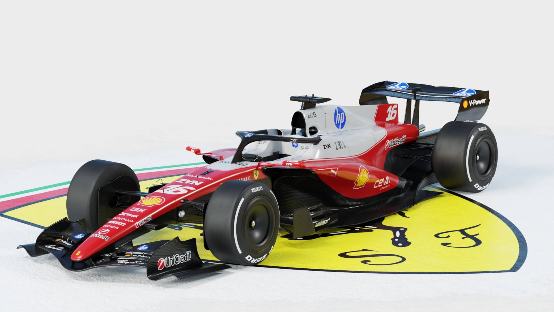 1920x1080 F1 Ferrari SF 26 2026 3D Model