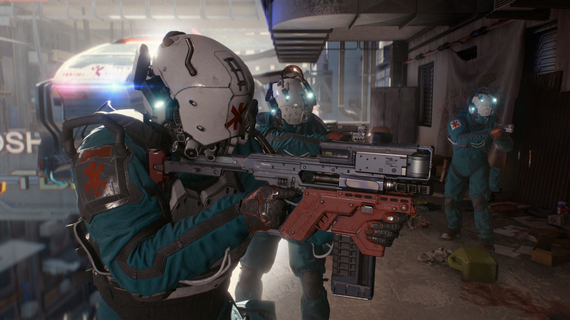 1920x1080 Cyberpunk 2077 HUD feature looks like a glitch on ultrawide monitor