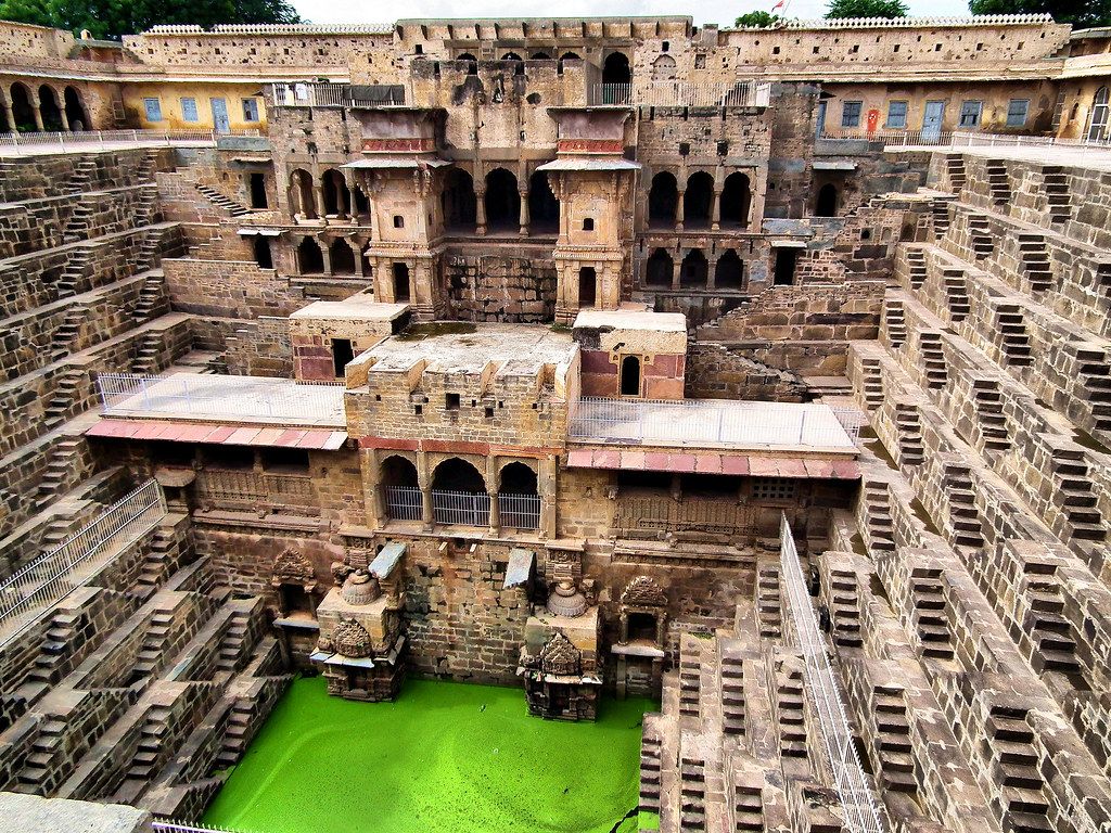 1024x768 THE DEEPEST STEPWELL IN THE WORLD. CHAND BAORI, RAJASTAN