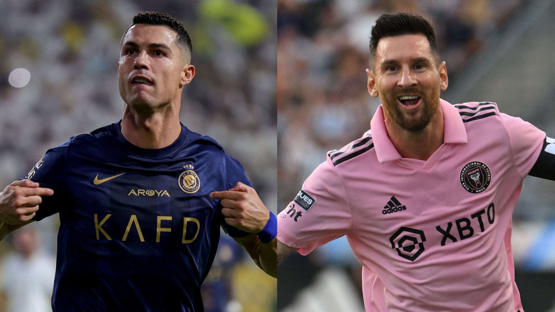 1920x1080 Cristiano Ronaldo vs Lionel Messi is better on EA Sports FC 24? Full GOAT player ratings revealed. Goal.com Australia