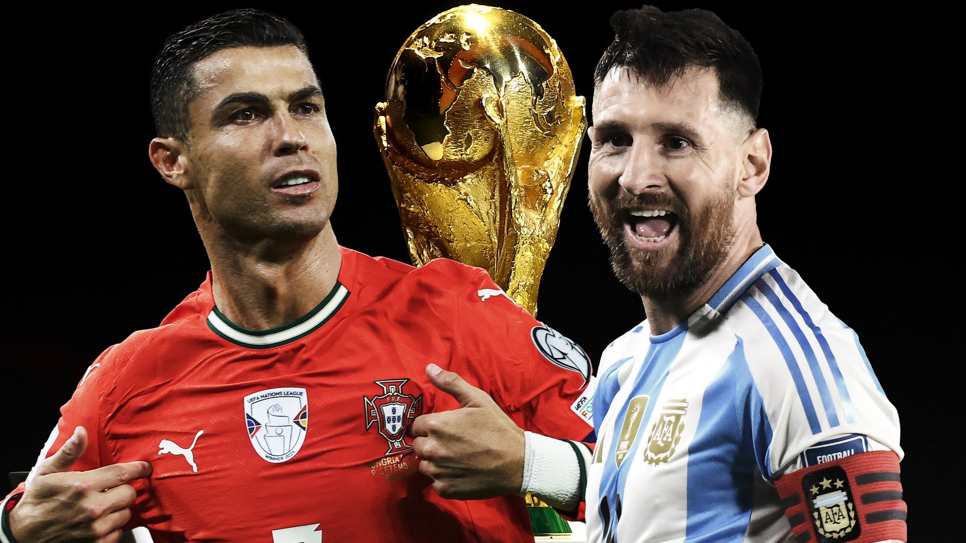 1920x1080 Cristiano Ronaldo and Lionel Messi on course to finally meet at World Cup for first time ever at combined age of 80