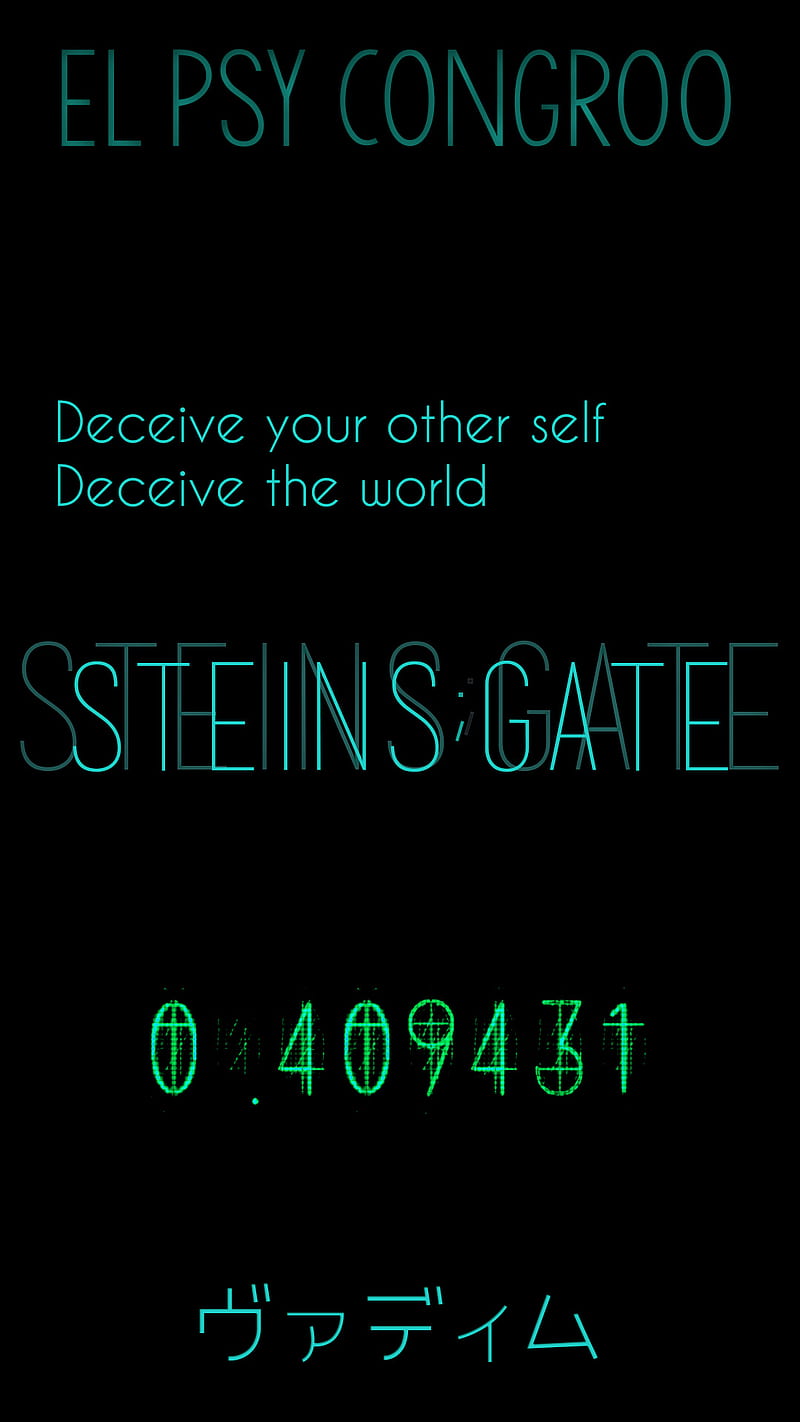 800x1422 SteinsGate Blue, anime, time travel, world line, HD phone wallpaper