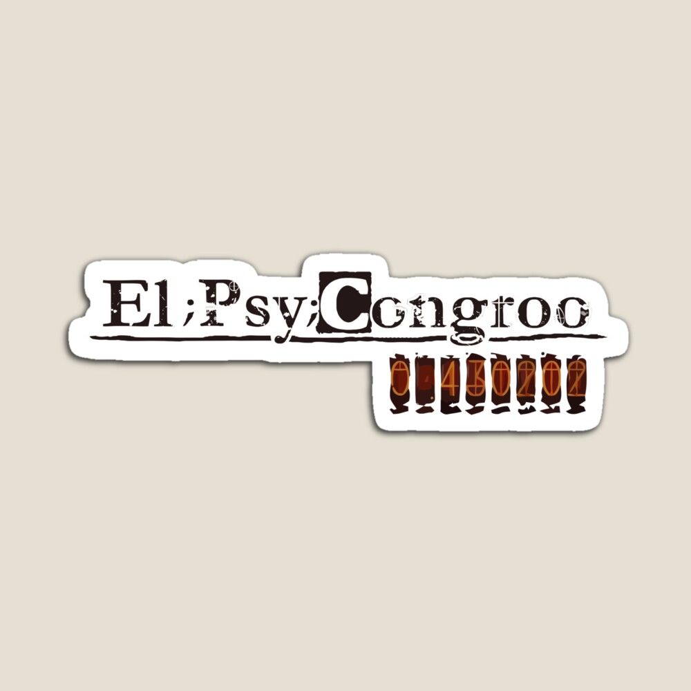 1000x1000 El Psy Congroo Greeting Card