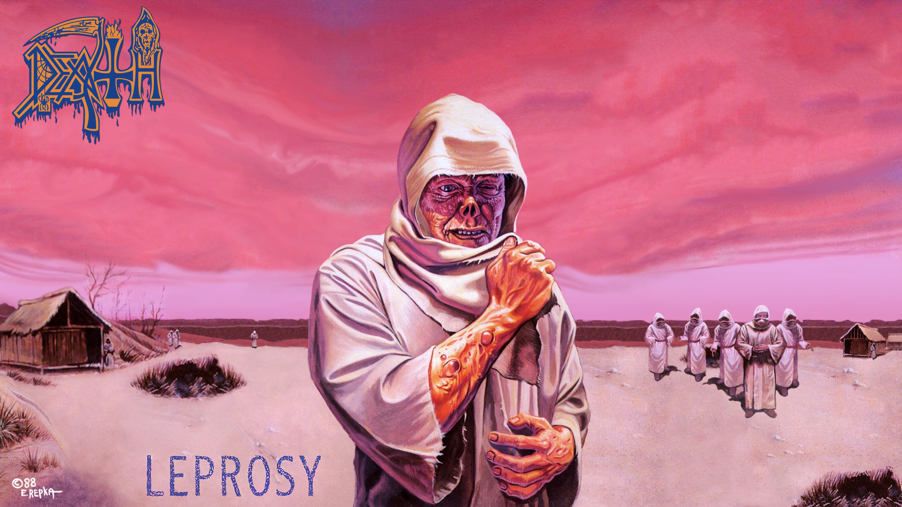 3840x2160 Death Leprosy digital wallpaper, death metal, death, Death (band), Chuck Schuldiner HD wallpaper