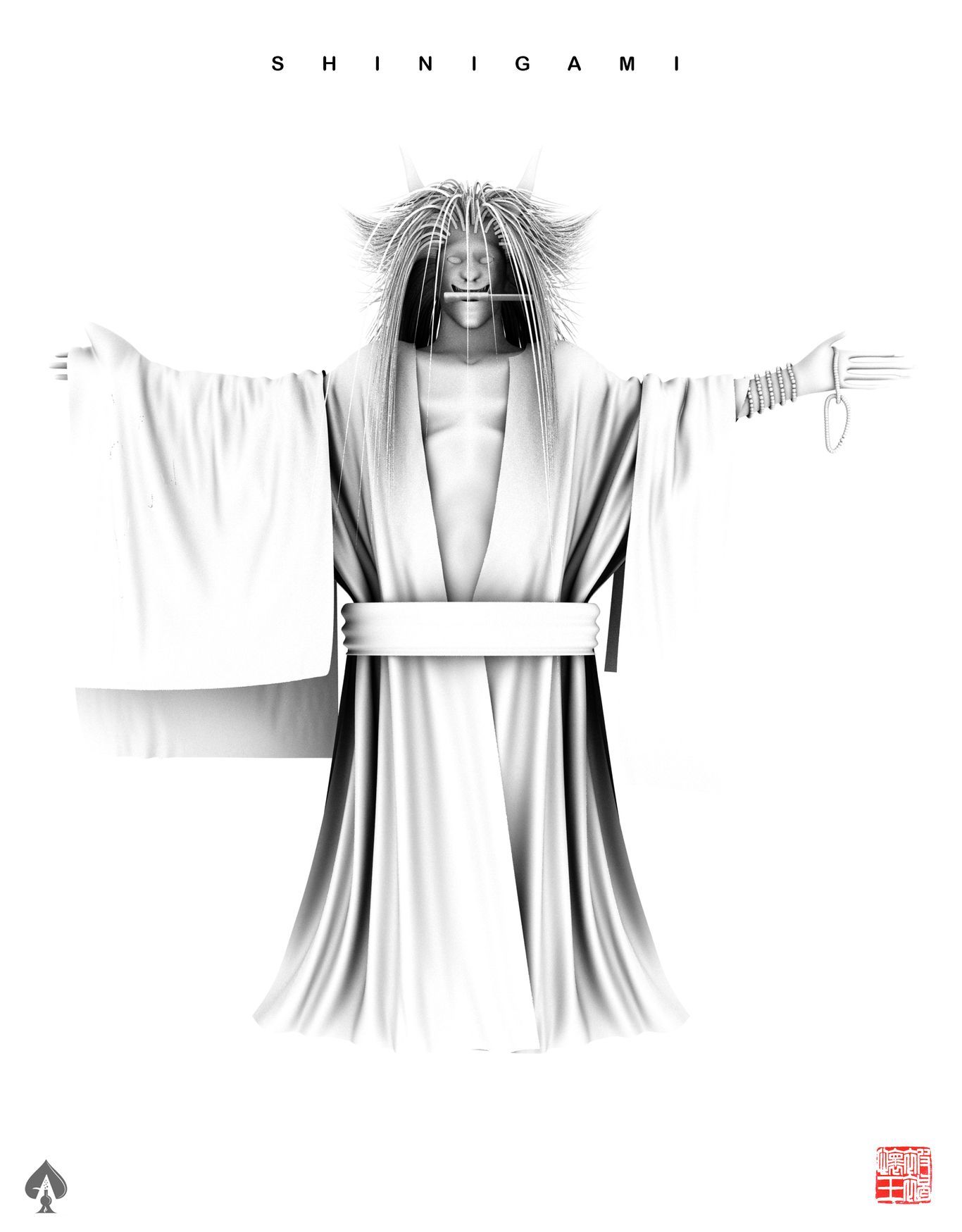 1366x1749 Reaper Death Seal Wallpaper