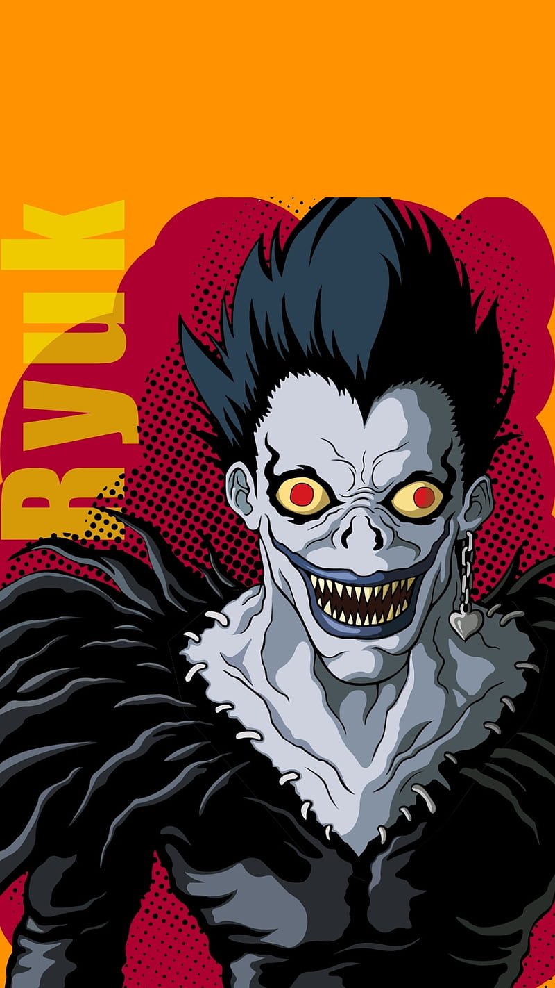 800x1422 Ryuk, anime, death note, death reaper, joker, light yagami, serious, shinigami, HD phone wallpaper