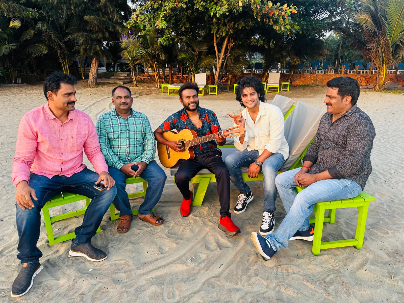 1600x1200 Aadi Sai Kumar, Veerabhadram Chowdary, Anup Rubens' 'Krishna From Brindavanam' Music Sittings Begin In Goa, Regular Shoot From June Movie Updates, Film News, Movie Reviews, Press Notes, Film Ratings, Celebrity Interviews