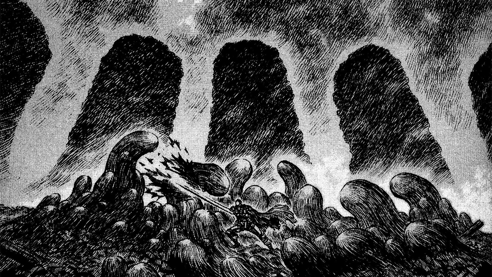 1920x1080 Berserk Anime HD: Dark Shadows and Chaos Wall Artx1080