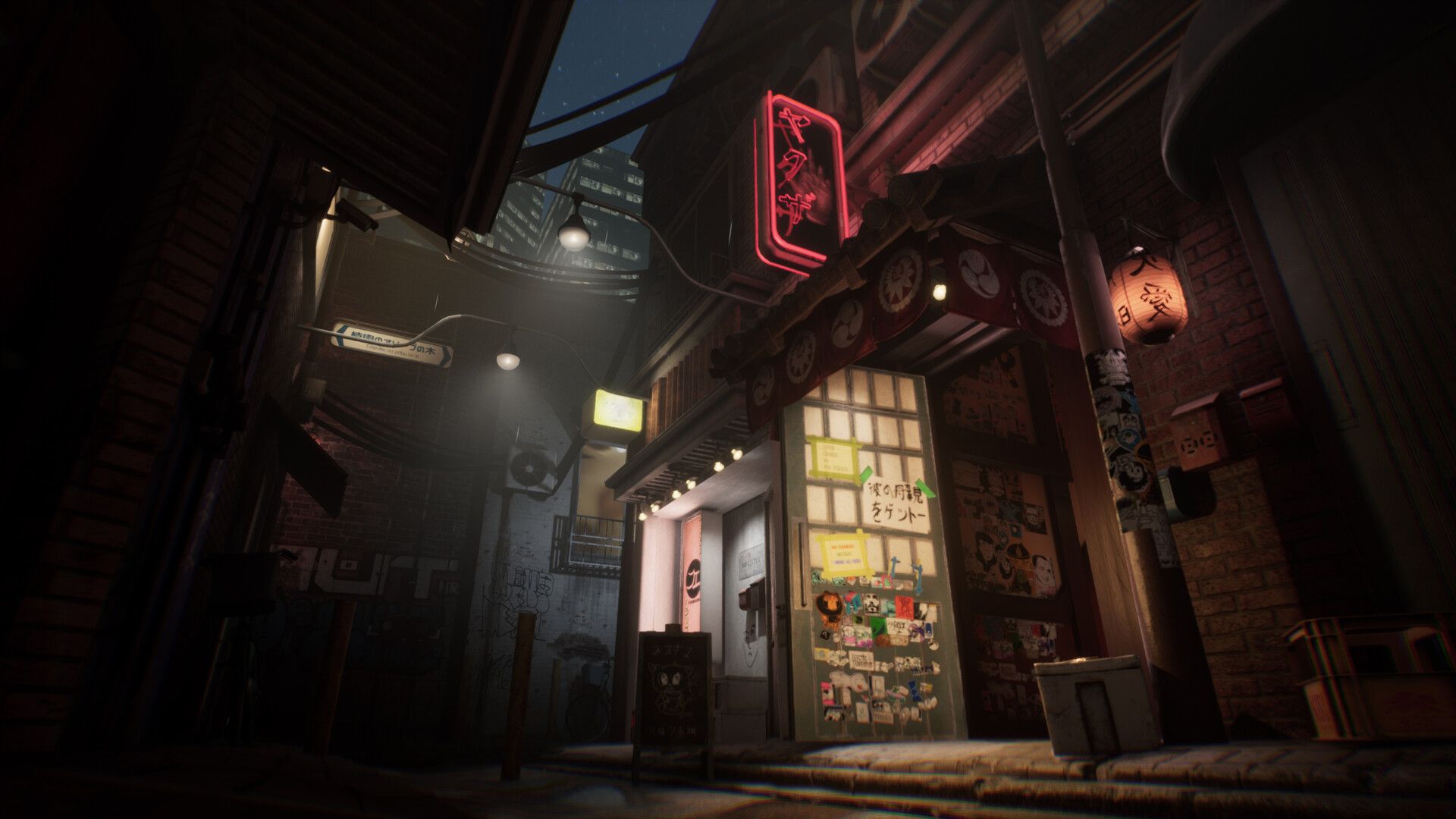 1920x1080 Golden Gai Yakuza Bar