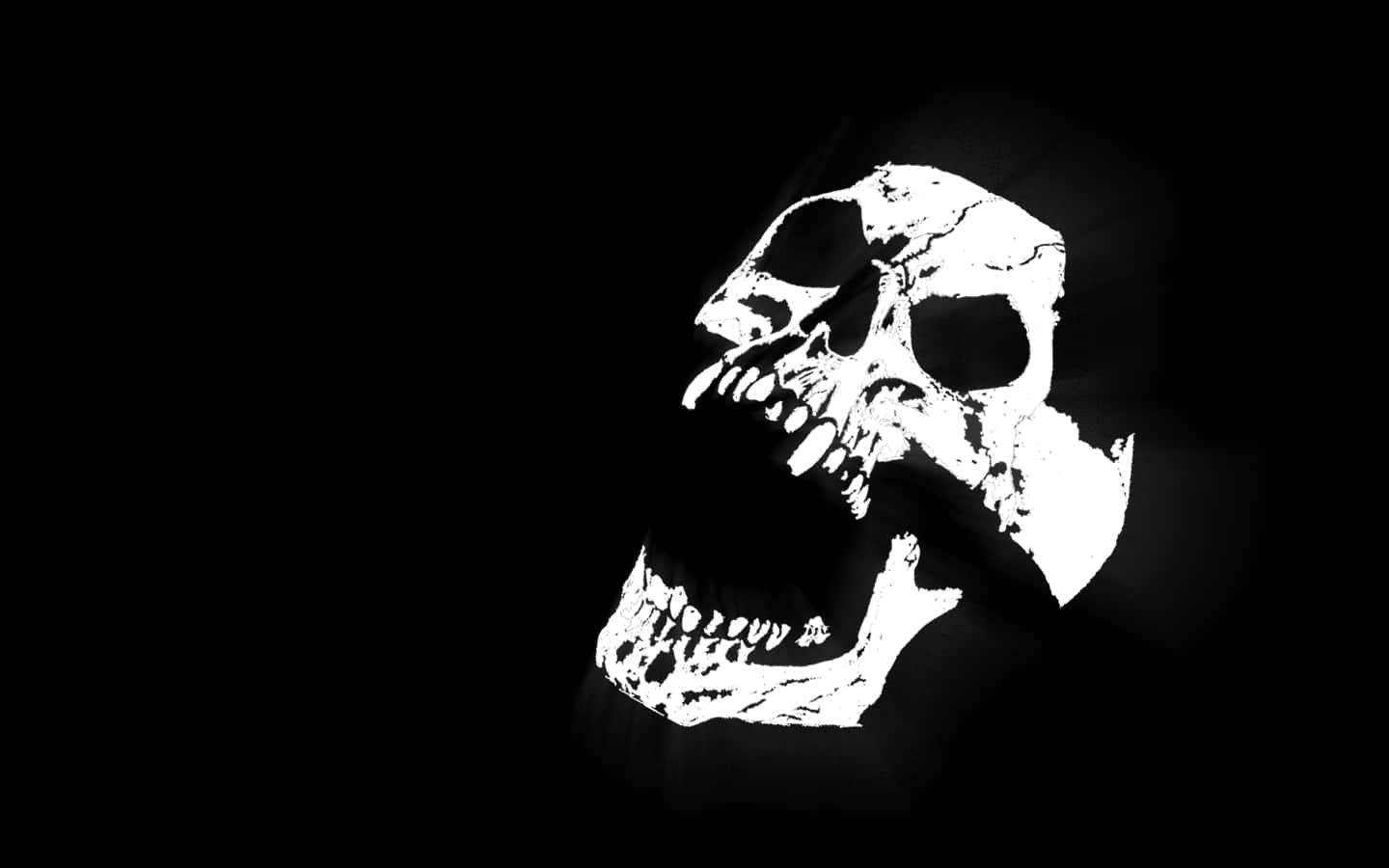1440x900 Download Dark and Mysterious Skulls Background