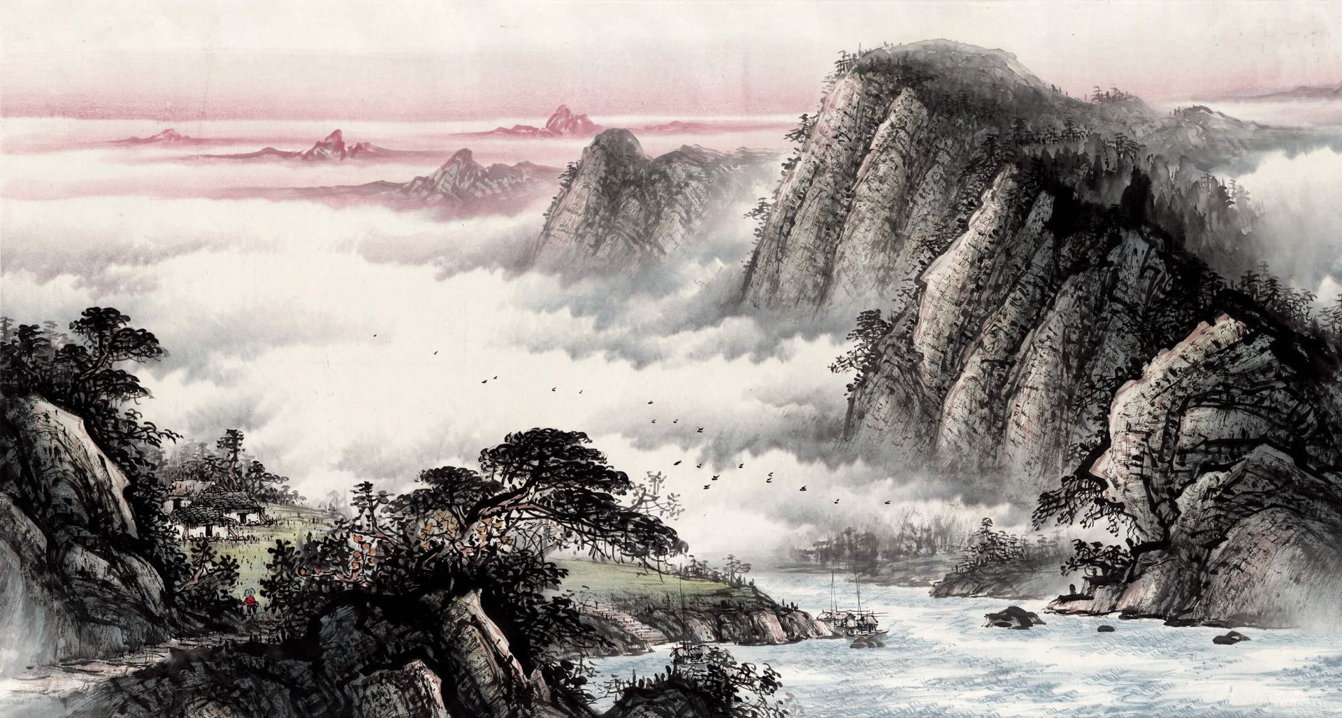 1920x1027 Chinese landscape traditionally