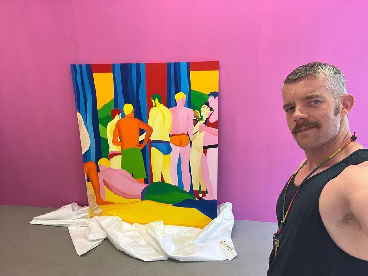 1259x944 At home with Russell Tovey. Wallpaper*