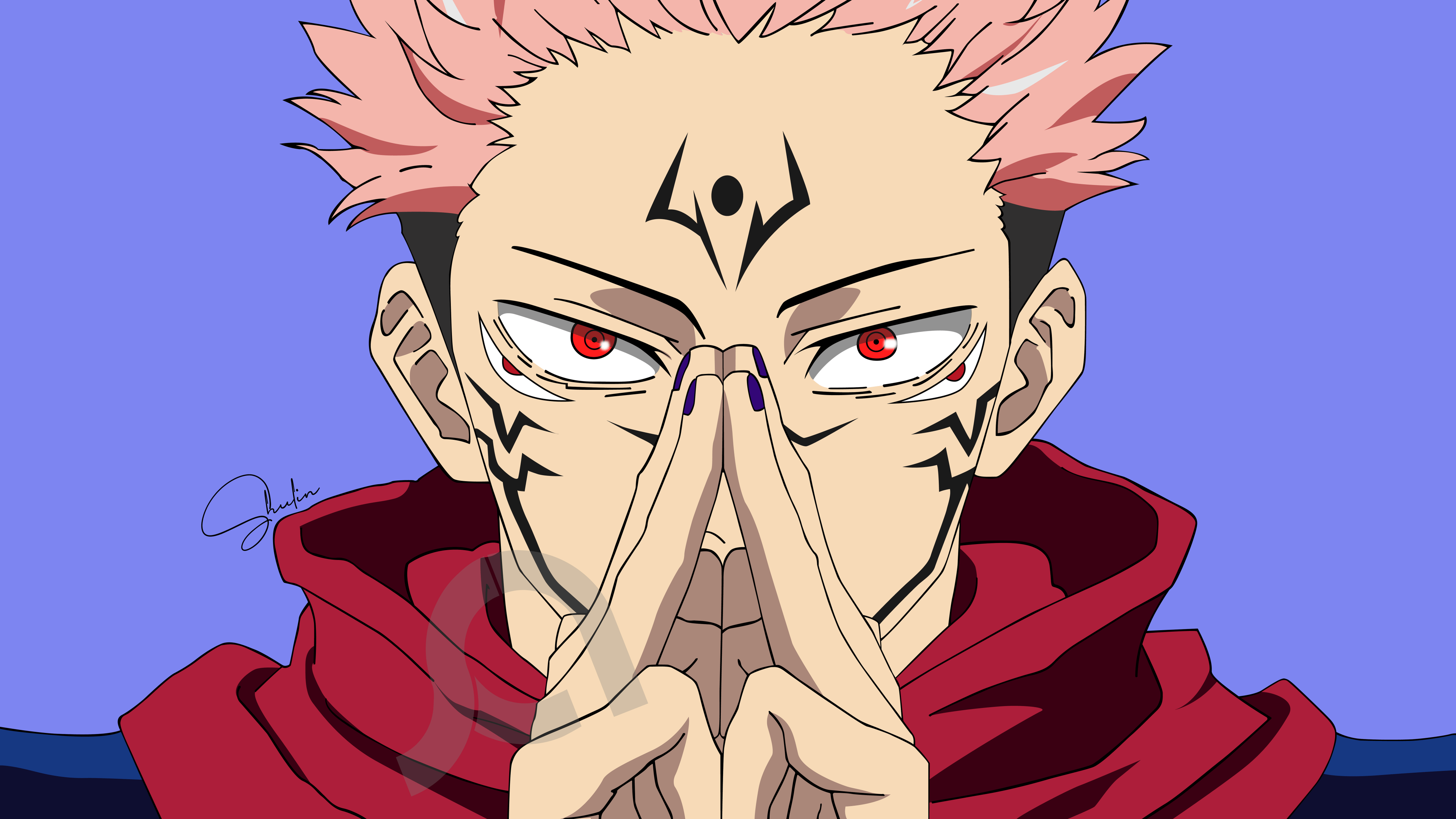3840x2160 Ryomen Sukuna in Jujutsu Kaisen 8K Wallpaper