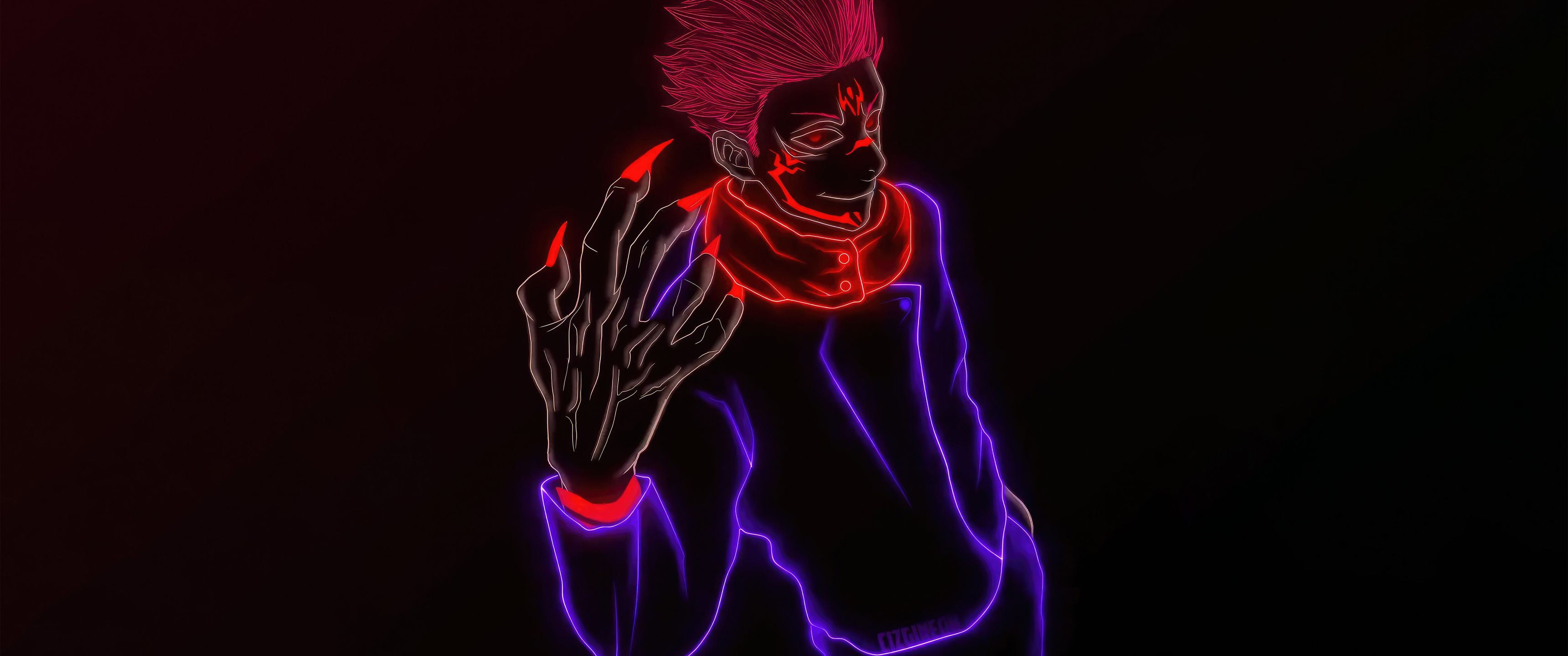 3440x1440 Sukuna Jujutsu Kaisen UltraWide Quad HD 1440P , HD 4k Wallpaper, Image, Background, Photos and Picture