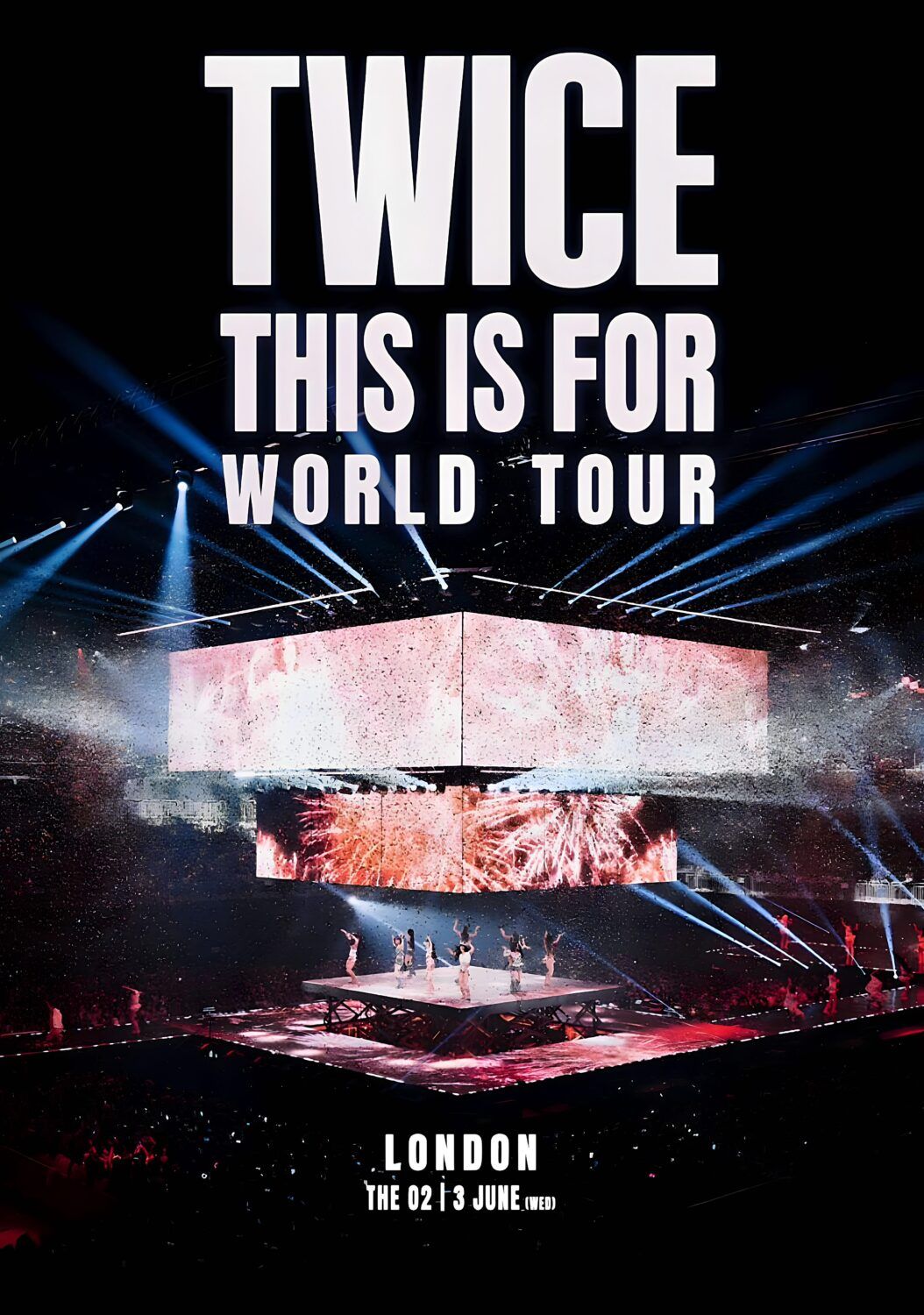 1054x1500 TWICE (band) This Is For World 2026 Tour LONDON The O2 Arena Poster Print