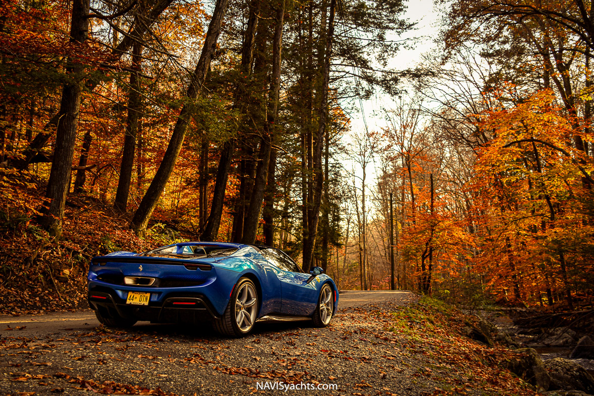 1179x786 New York City to Newport Ferrari 296 GTS Fall Expedition. NAVIS December 2023 / January 2024. NAVIS Luxury Yacht Issues