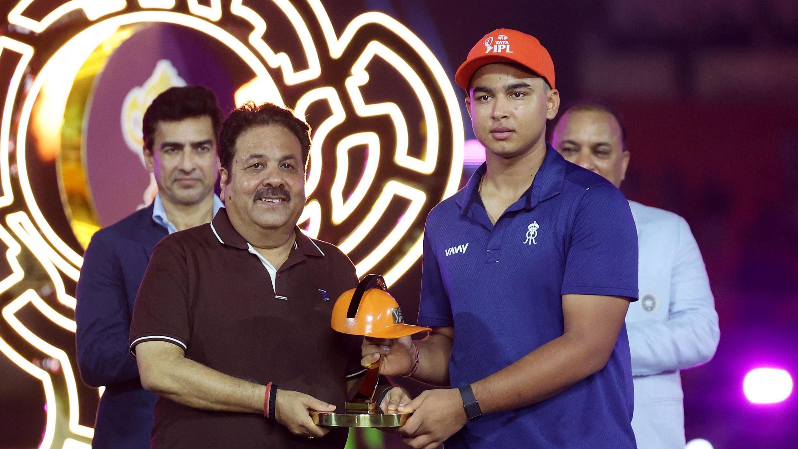 2560x1440 Vaibhav Sooryavanshi: Teenager, wins car for IPL season achievements