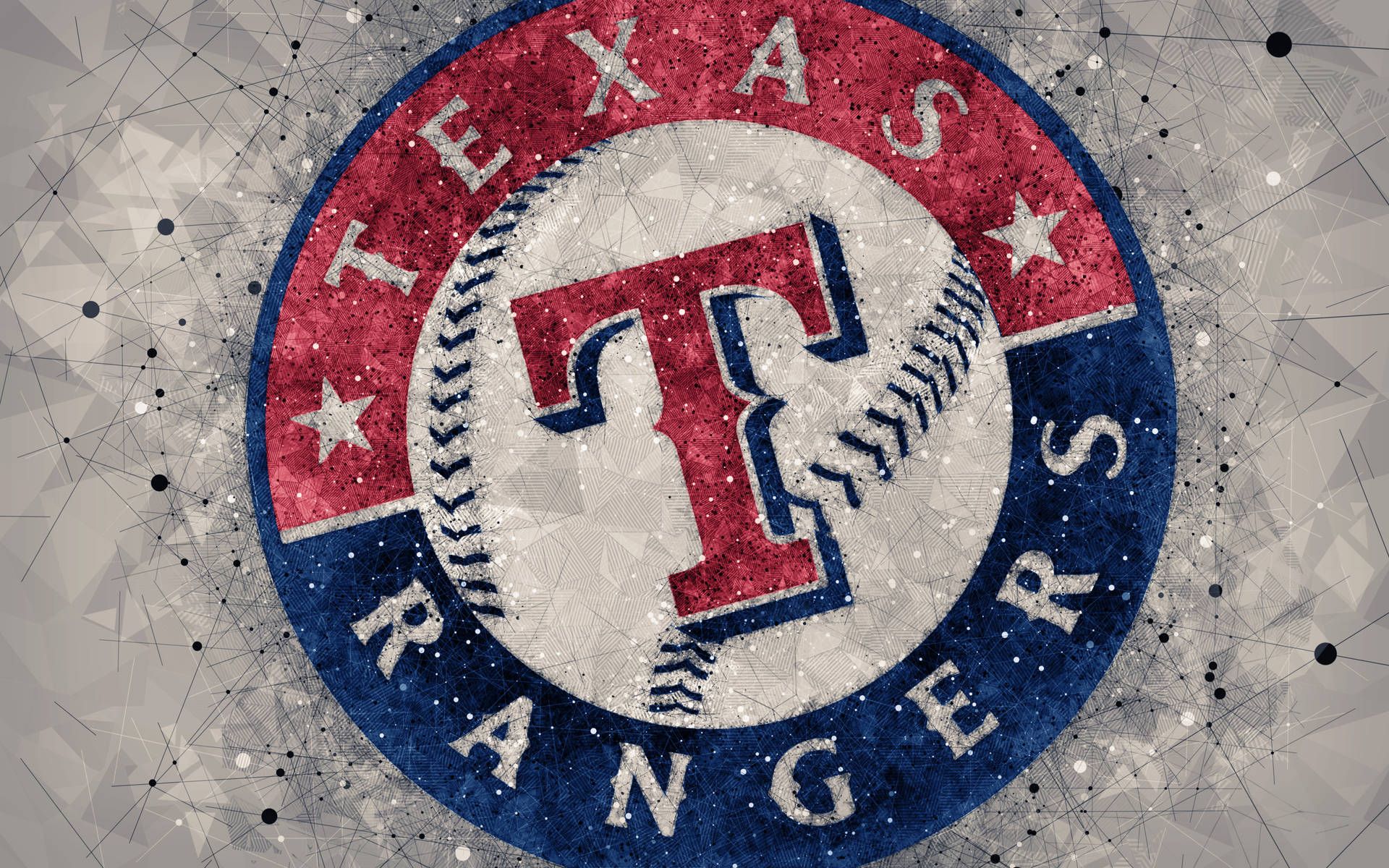 1920x1200 Download Texas Rangers Logo Gray Abstract Wallpaper