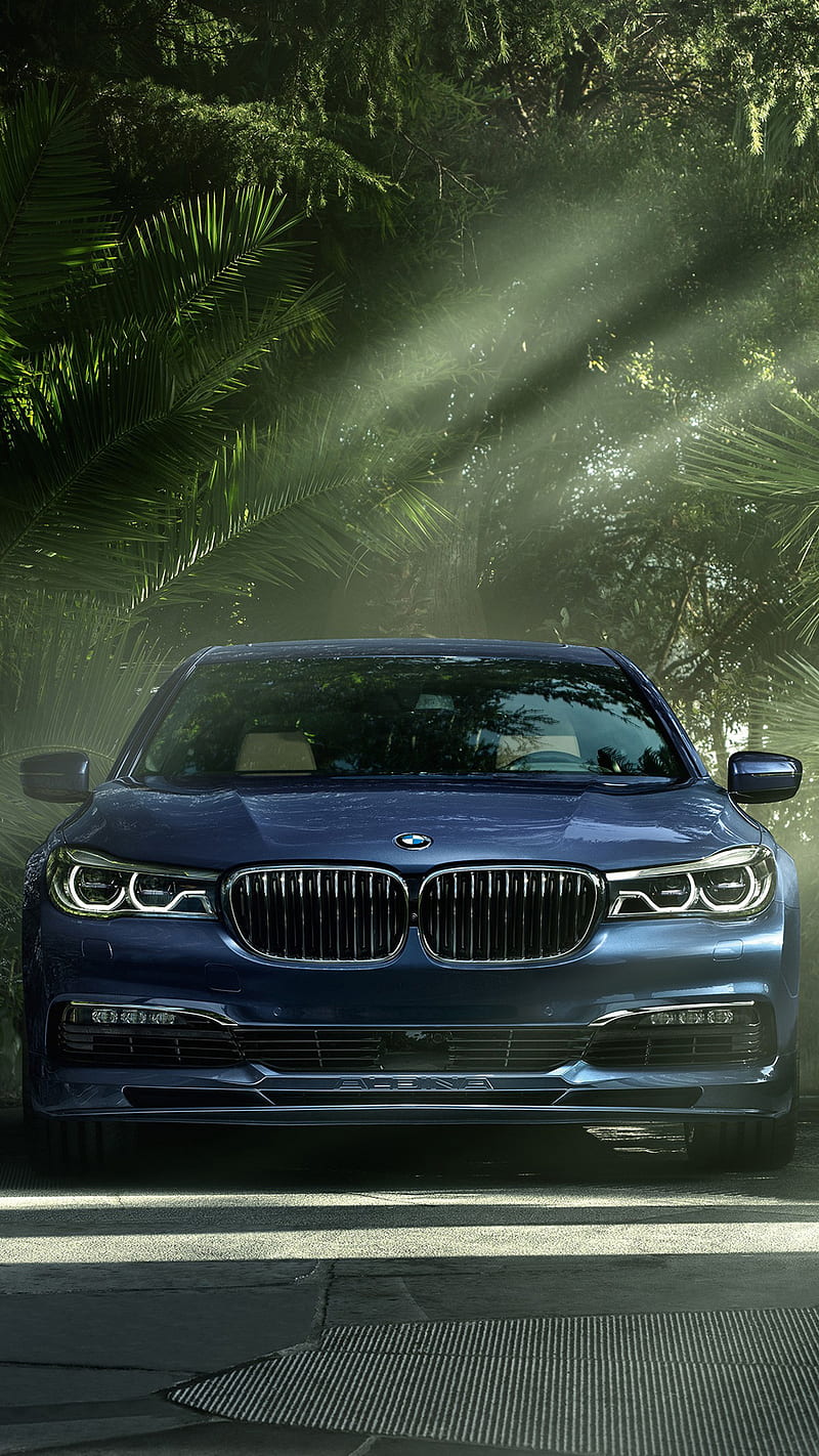 800x1422 BMW 7 series, blue, car, engine, german, speed, HD phone wallpaper