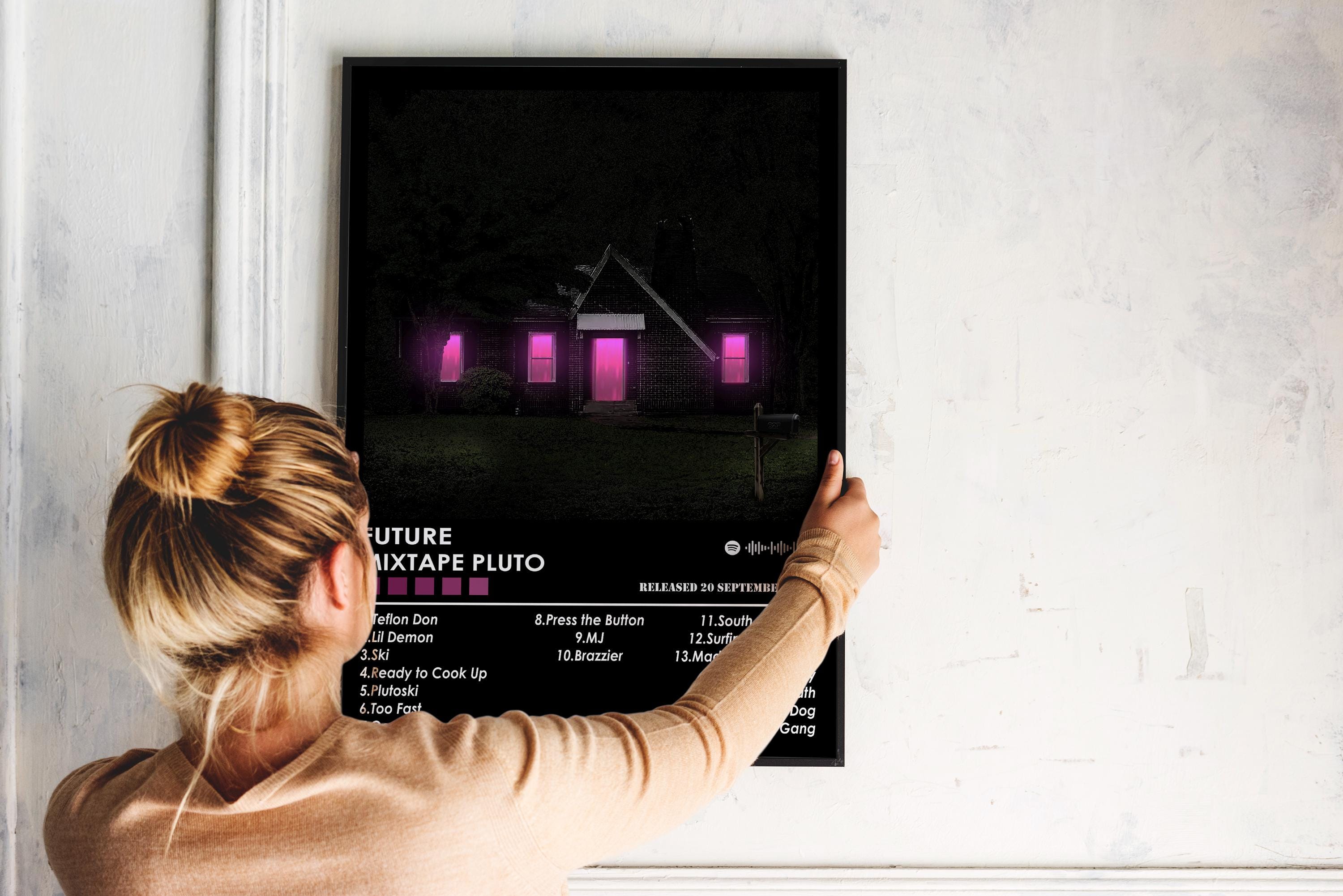 3000x2002 Future Mixtape Pluto Poster. Music Album Cover Art Print