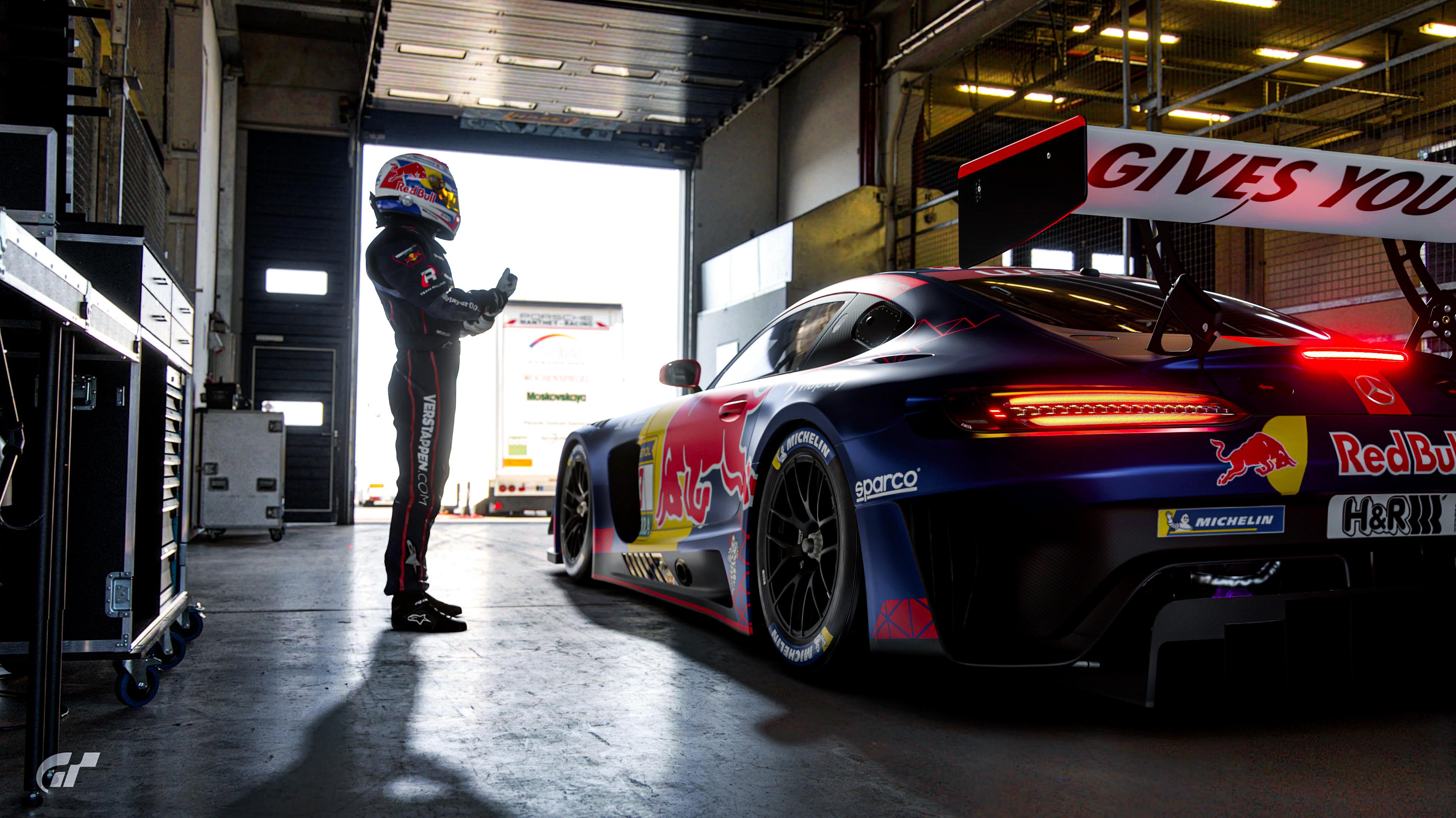 3840x2160 Max Verstappen's Mercedes AMG GT3 at the Green Hell. Which shot is your favorite?